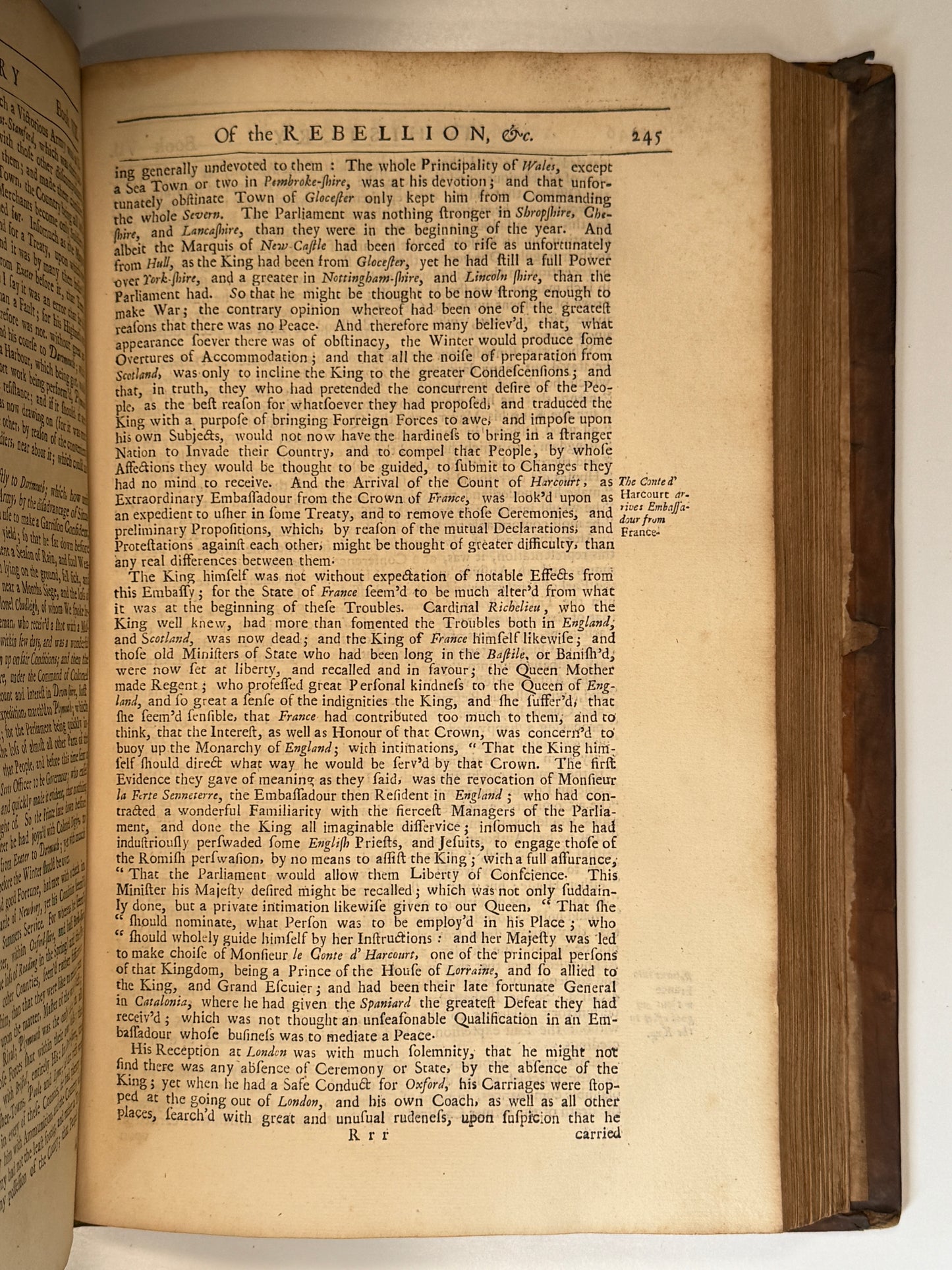 The History of the Rebellion and Civil Wars in England 1719