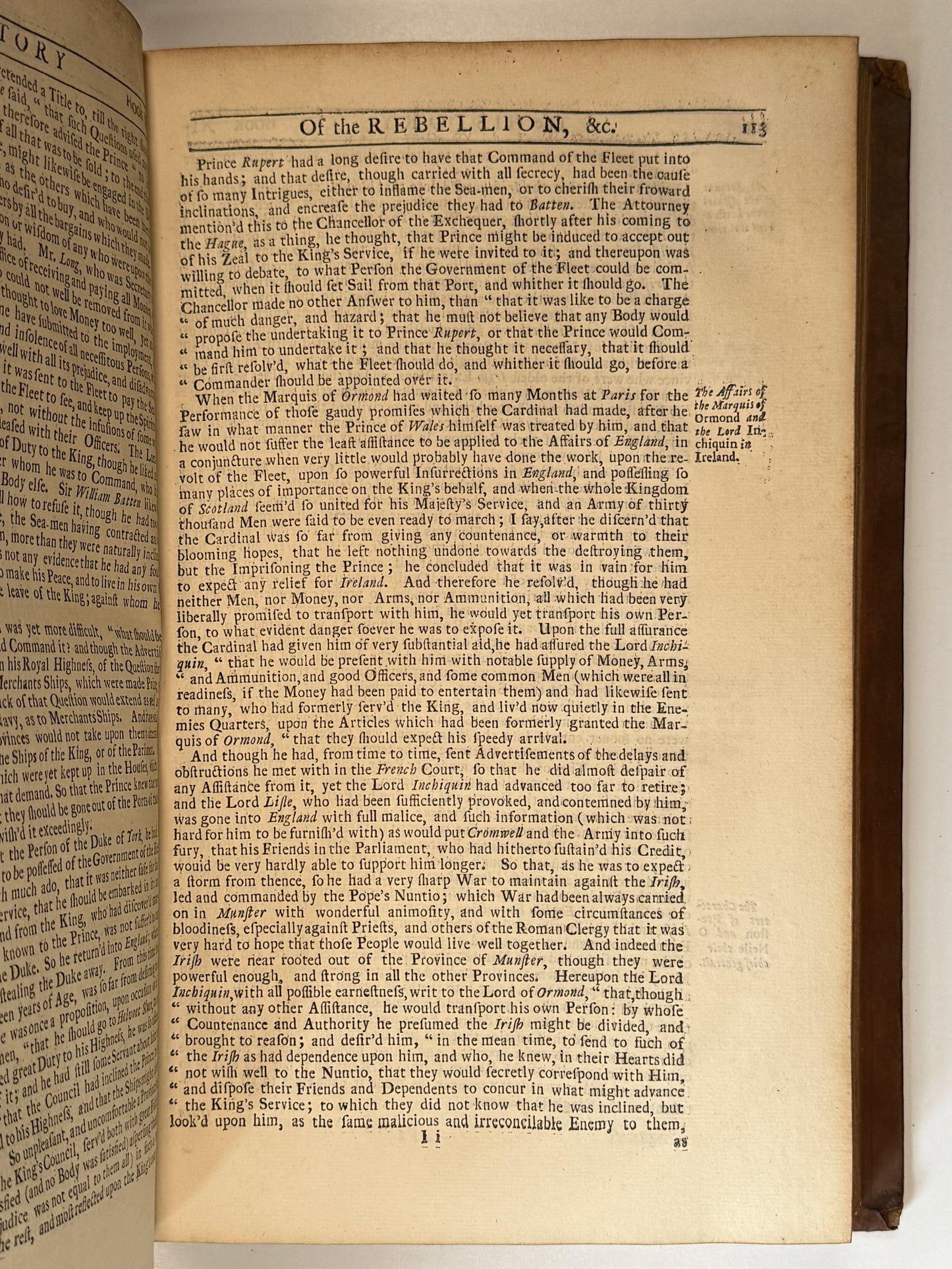 The History of the Rebellion and Civil Wars in England 1719