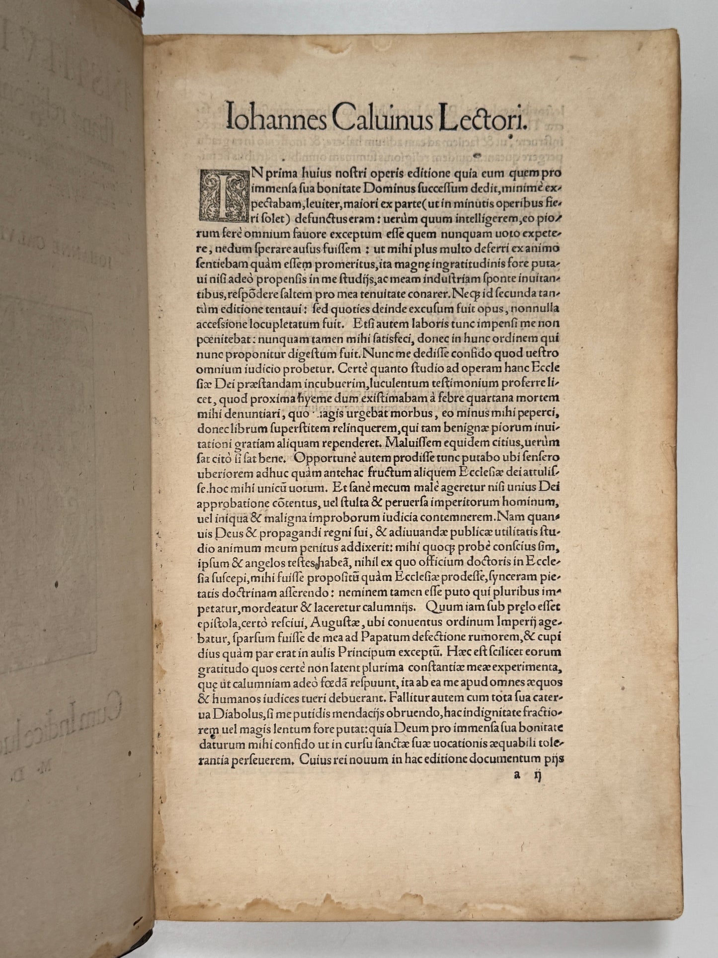 The Institution of the Christian Religion by John Calvin 1561