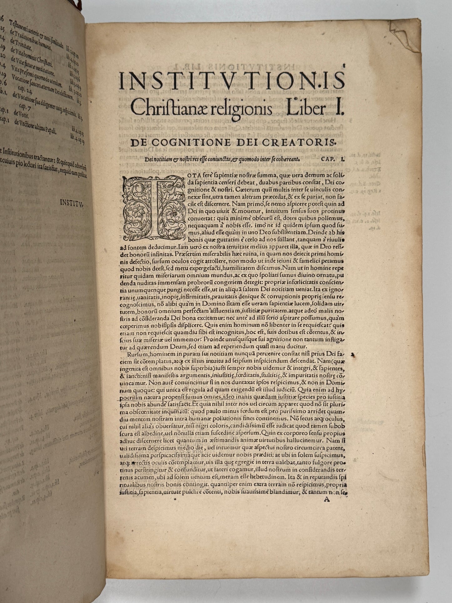 The Institution of the Christian Religion by John Calvin 1561