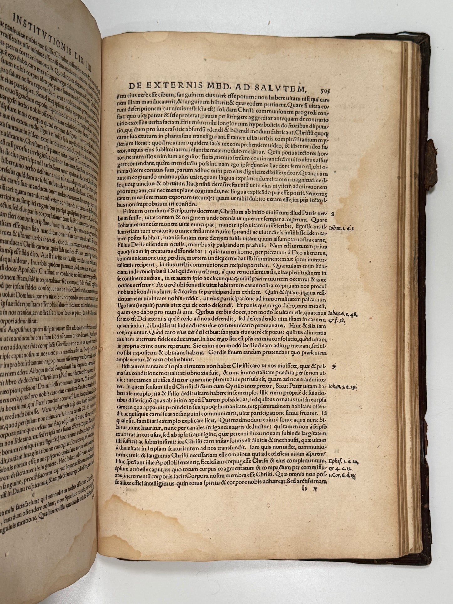 The Institution of the Christian Religion by John Calvin 1561