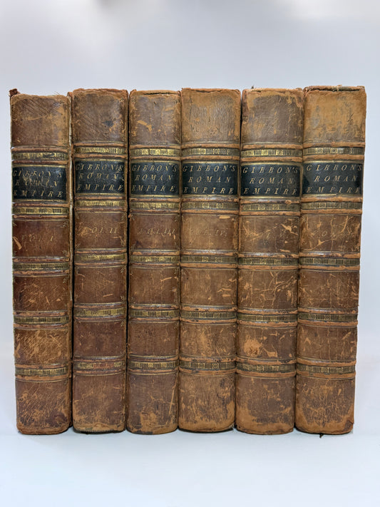 First Edition: The Decline and Fall of the Roman Empire by Edward Gibbon