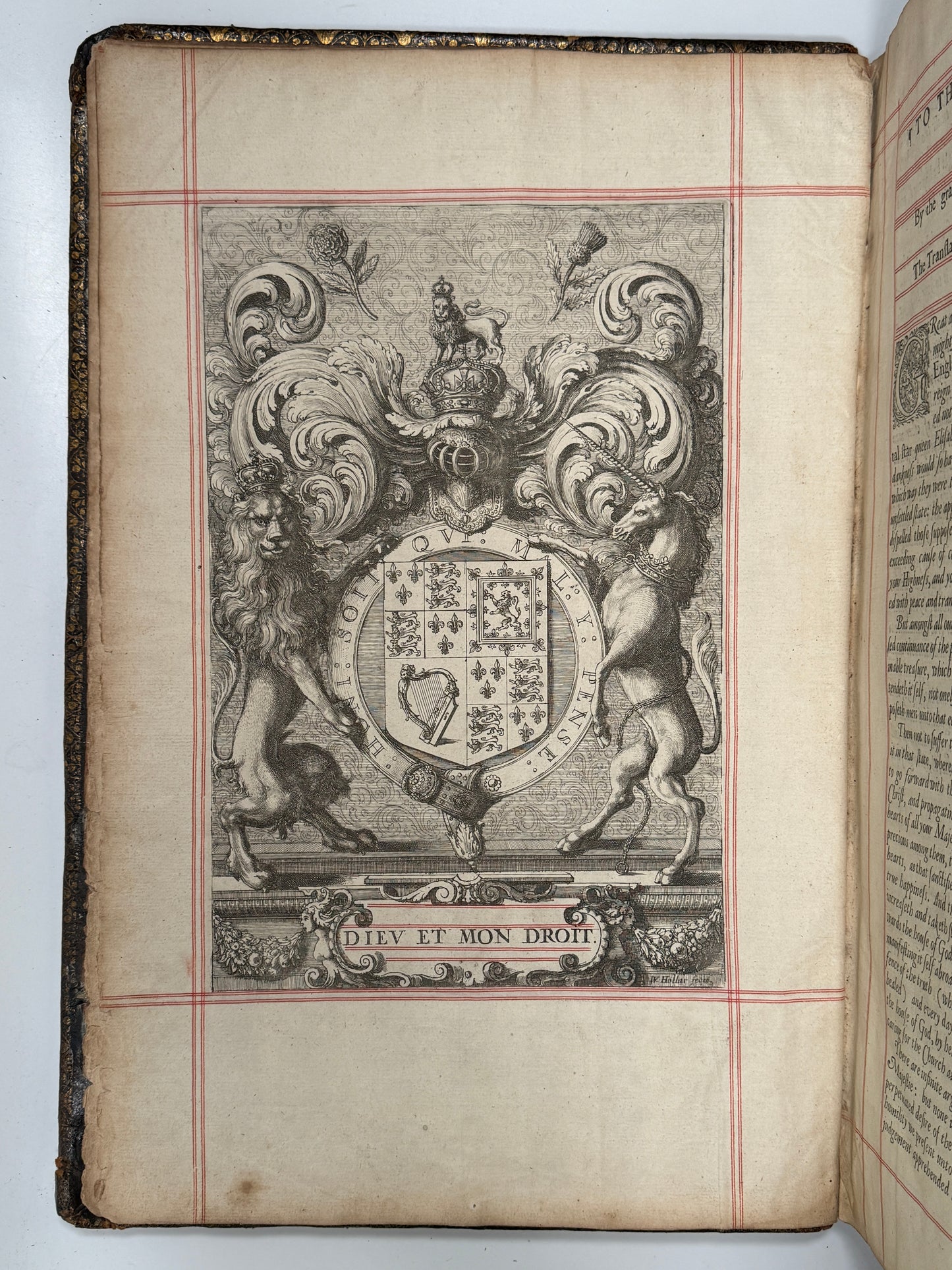 1660 Antique King James Bible "Restoration Bible"