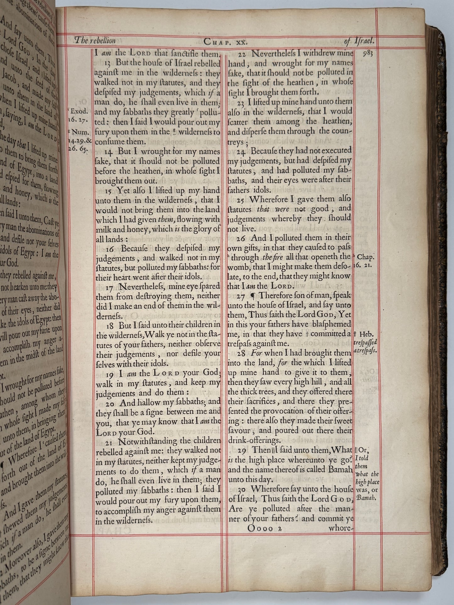 1660 Antique King James Bible "Restoration Bible"