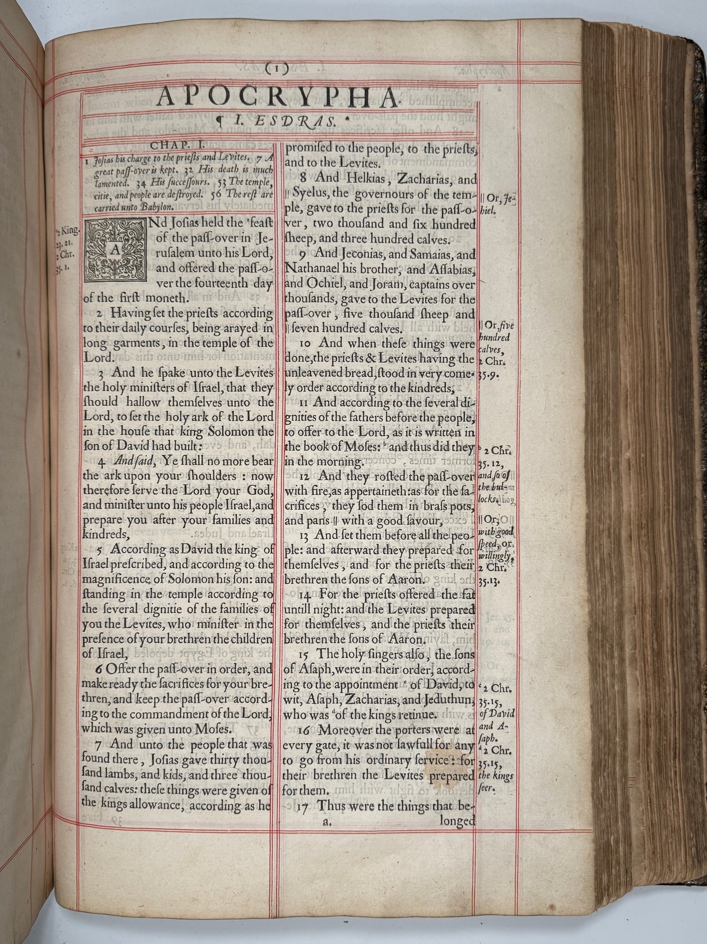 1660 Antique King James Bible "Restoration Bible"