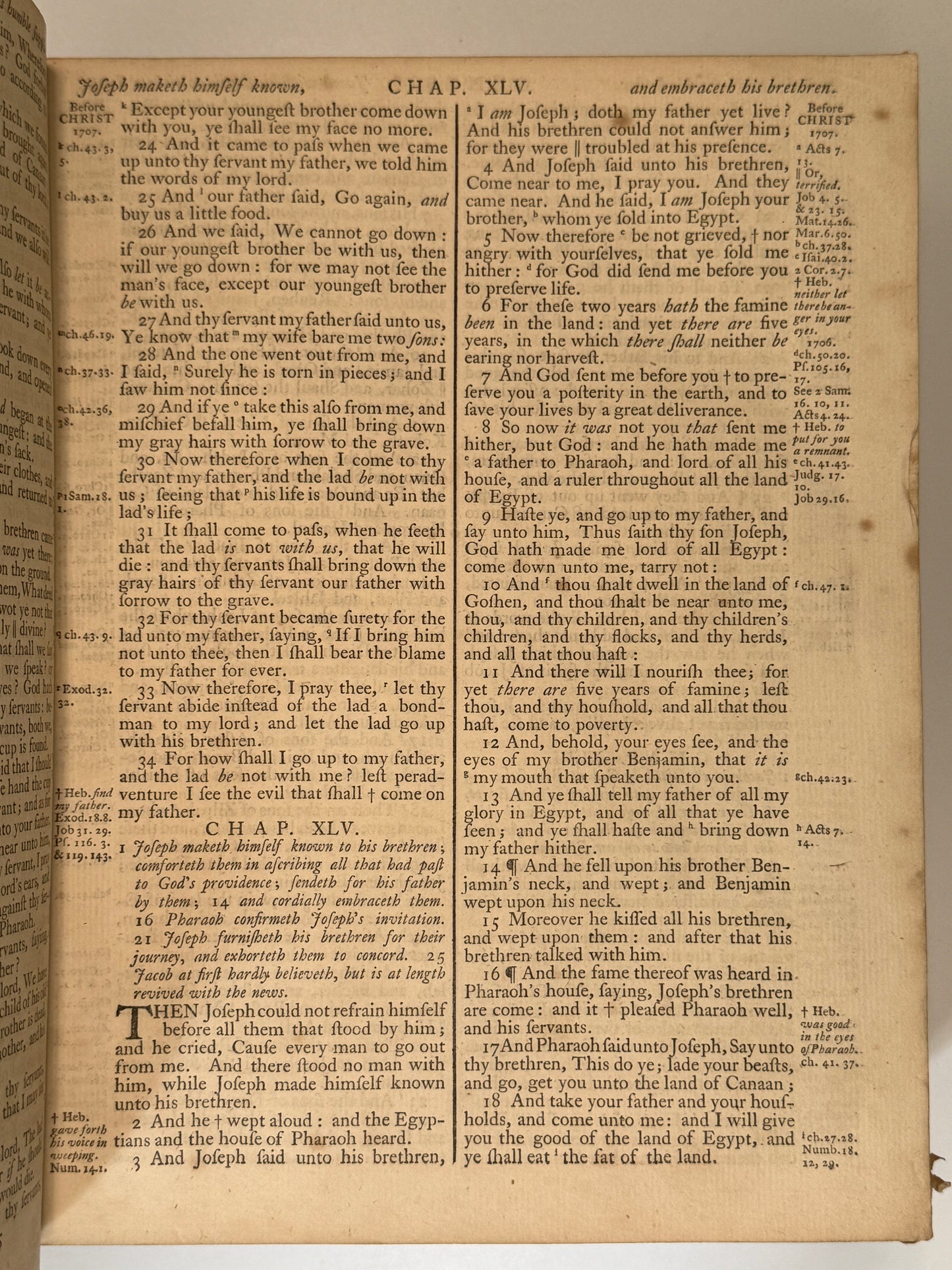 King James Bible 1769 First Edition of the Standardised KJV