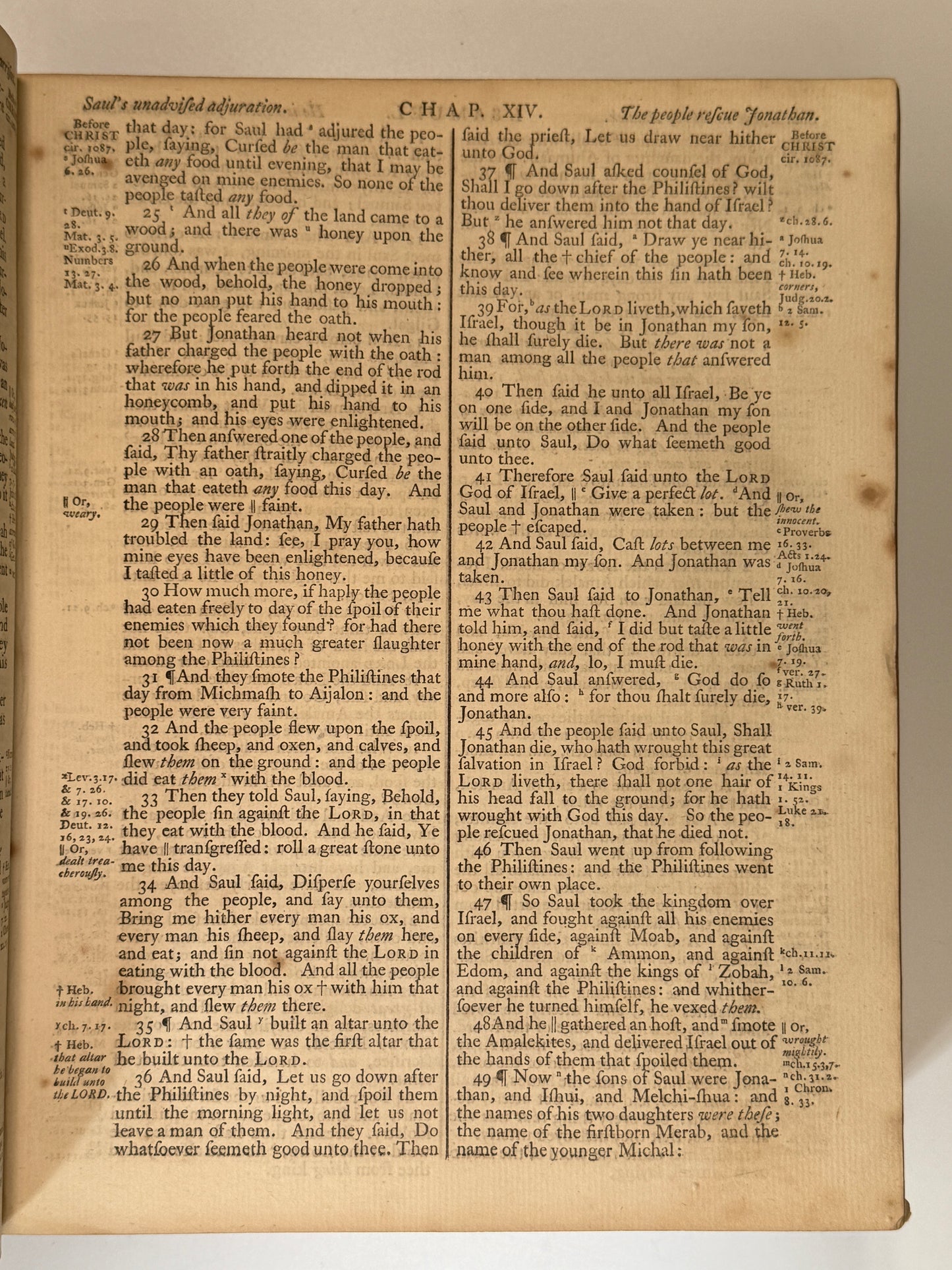 King James Bible 1769 First Edition of the Standardised KJV