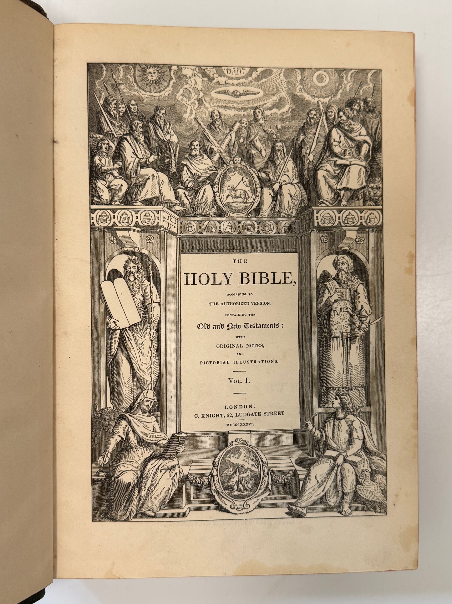 Antique King James Bible 1836