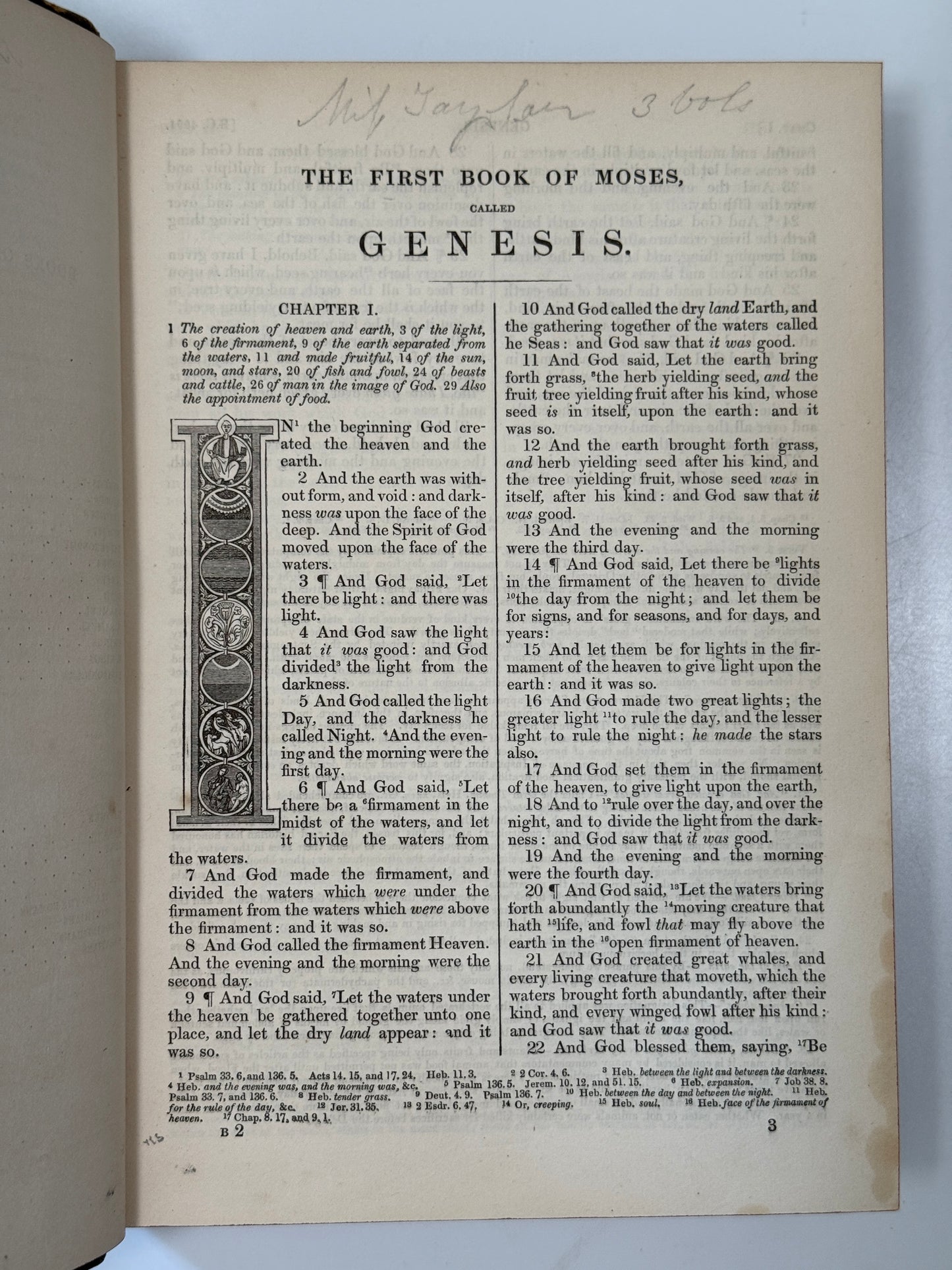 Antique King James Bible 1836
