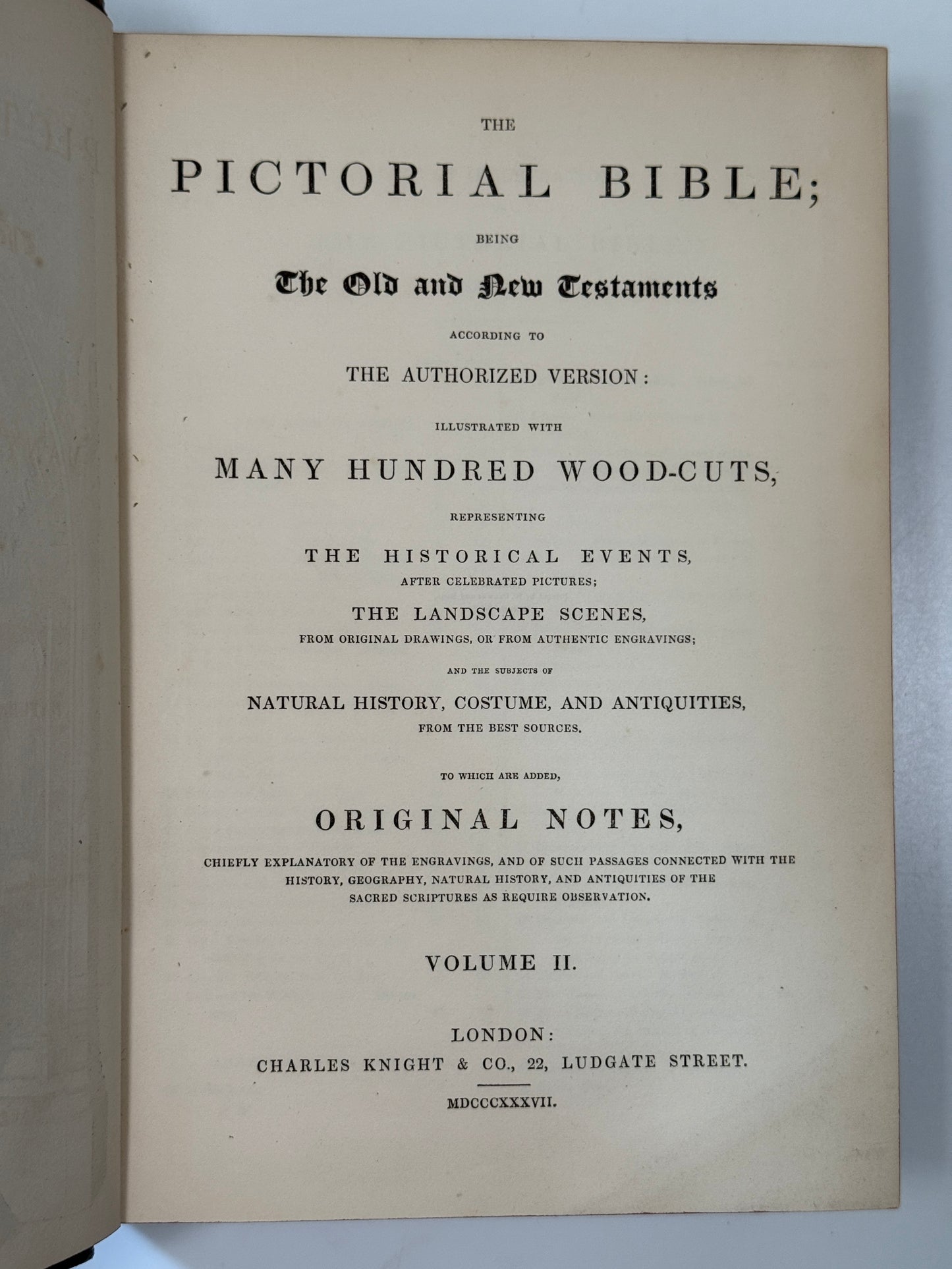 Antique King James Bible 1836