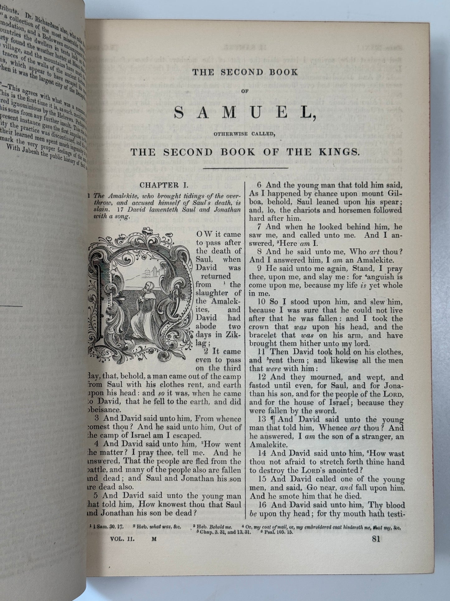 Antique King James Bible 1836