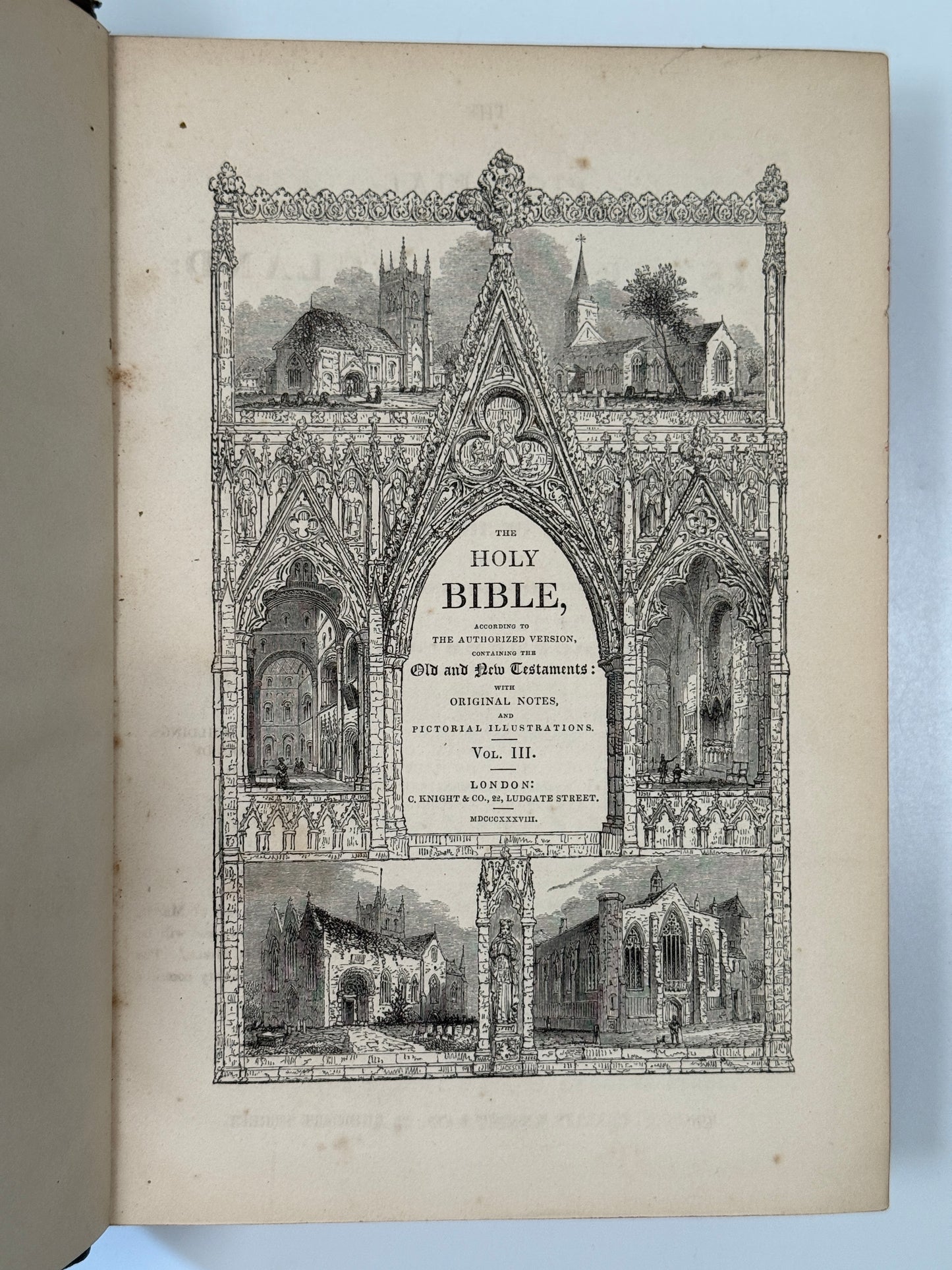 Antique King James Bible 1836