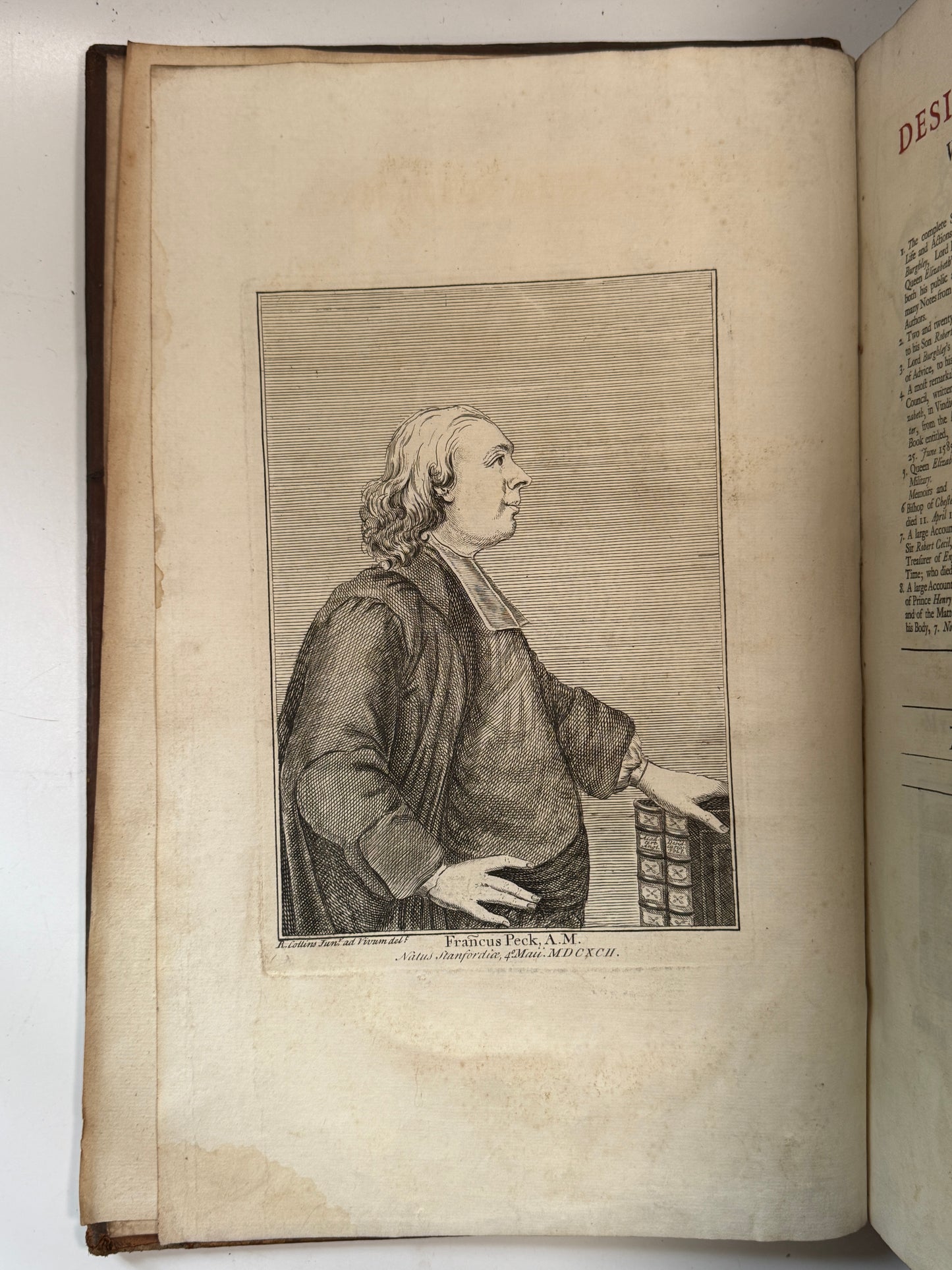 Desiderata Curiosa by Francis Peck 1732-5 First Edition