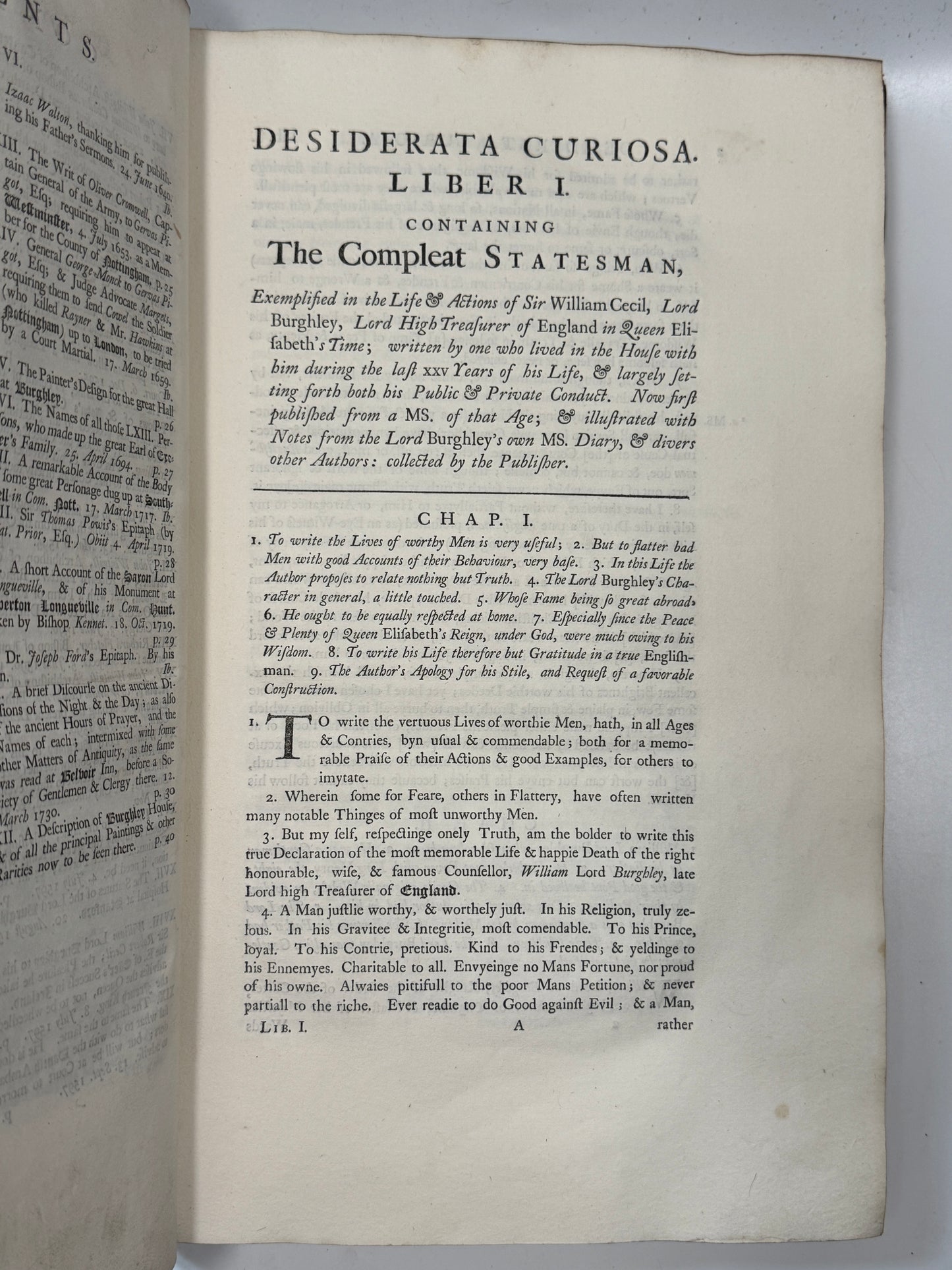 Desiderata Curiosa by Francis Peck 1732-5 First Edition