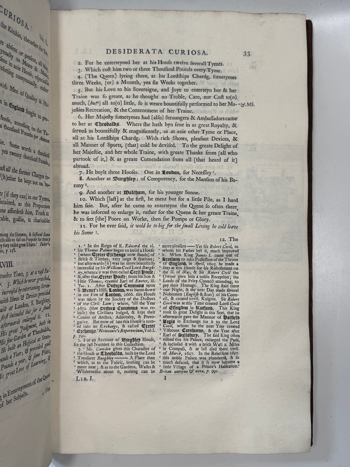 Desiderata Curiosa by Francis Peck 1732-5 First Edition