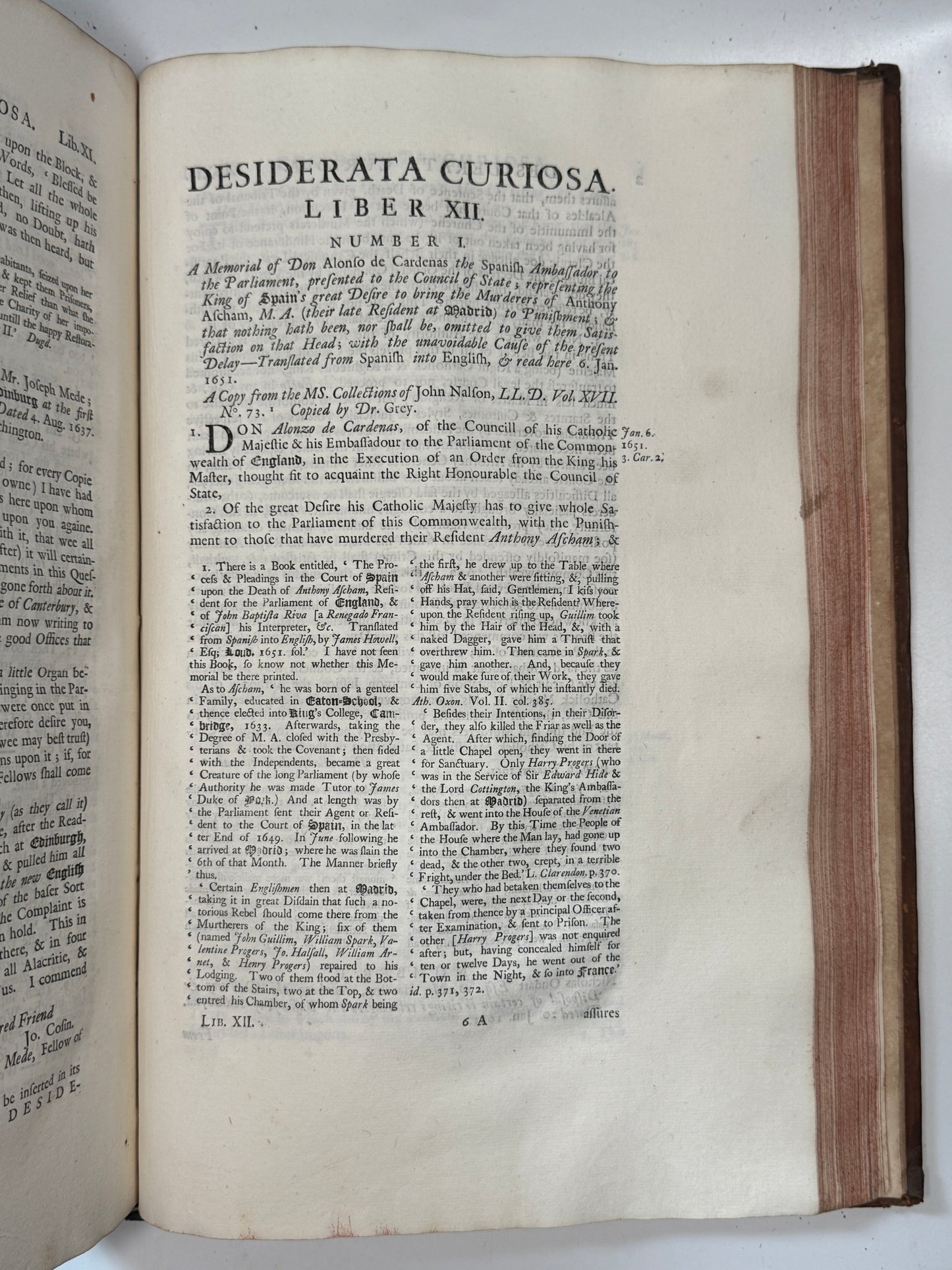 Desiderata Curiosa by Francis Peck 1732-5 First Edition