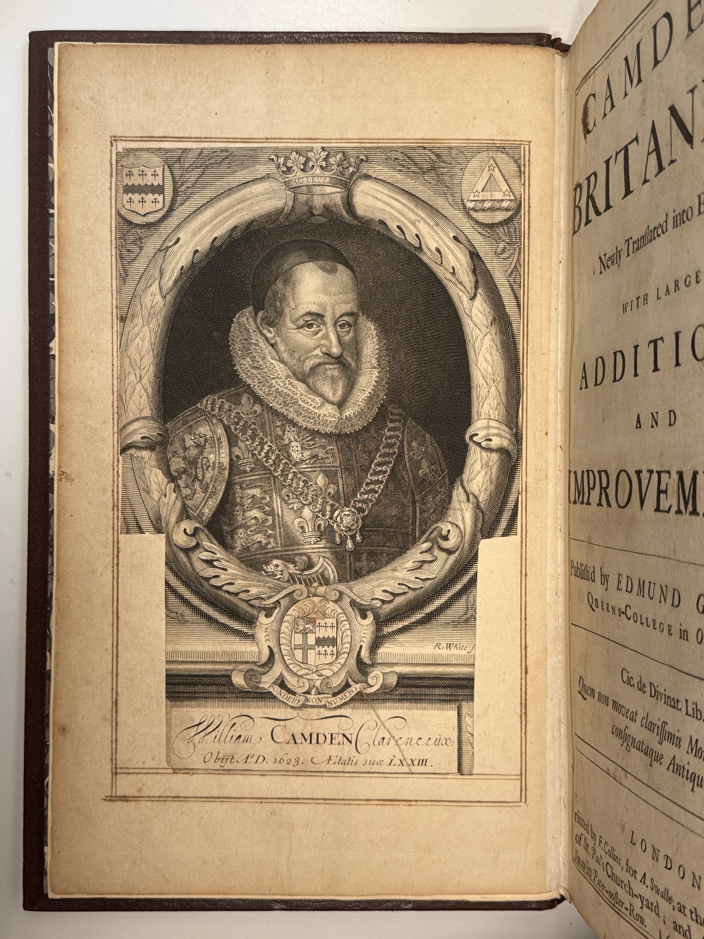 Camden's Brittania 1695 First Edition