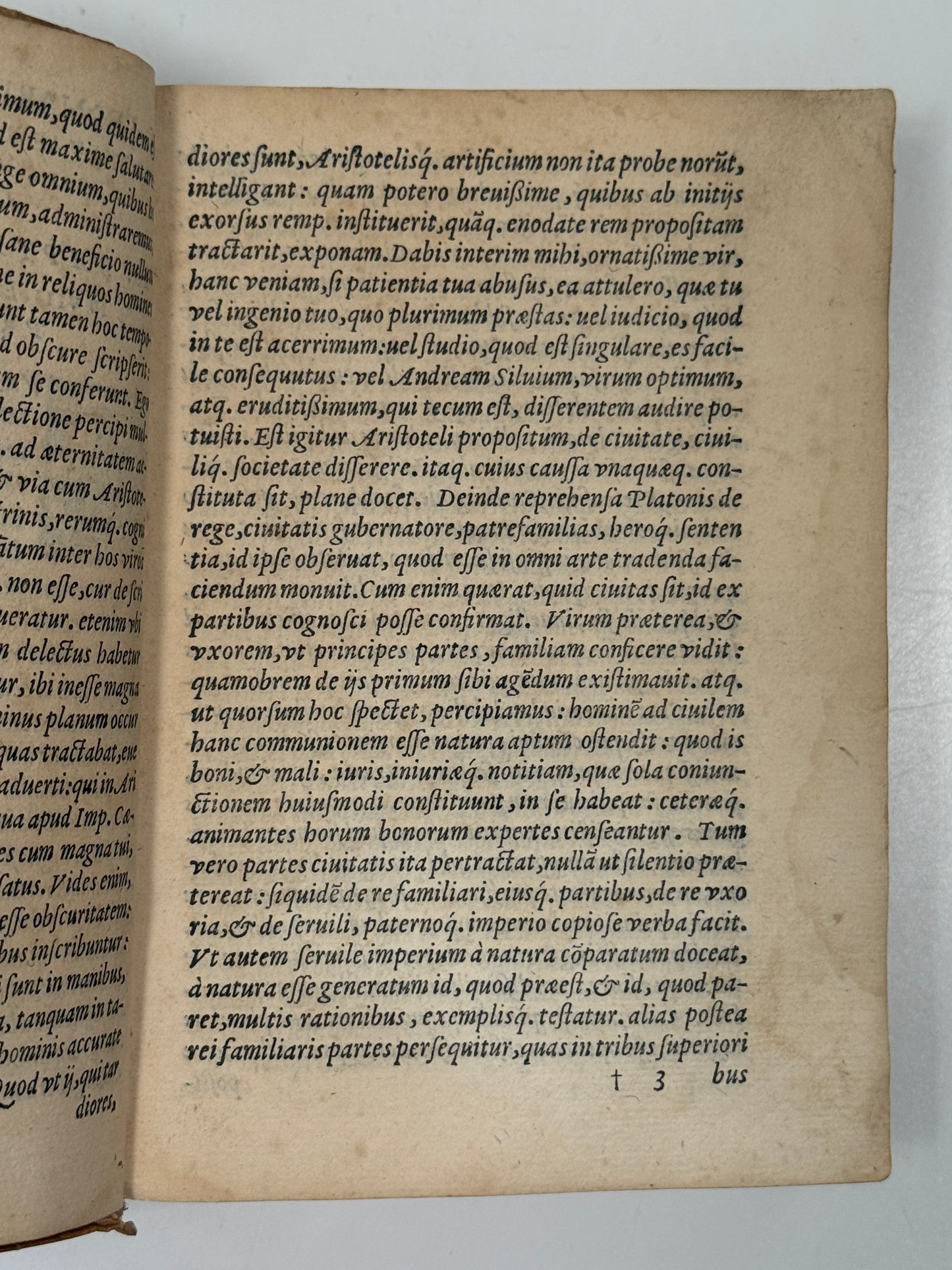 Acciaioli's Commentary on Aristotle's Politics 1566
