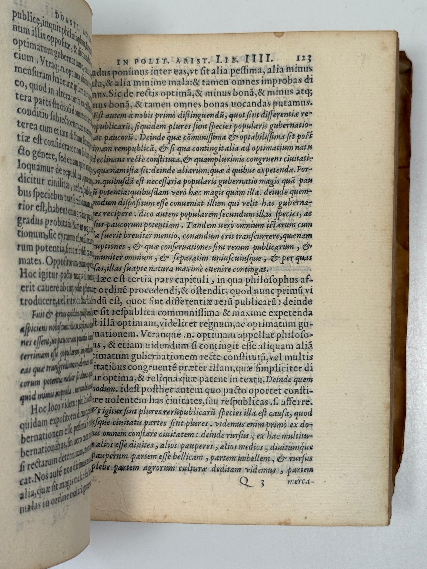 Acciaioli's Commentary on Aristotle's Politics 1566