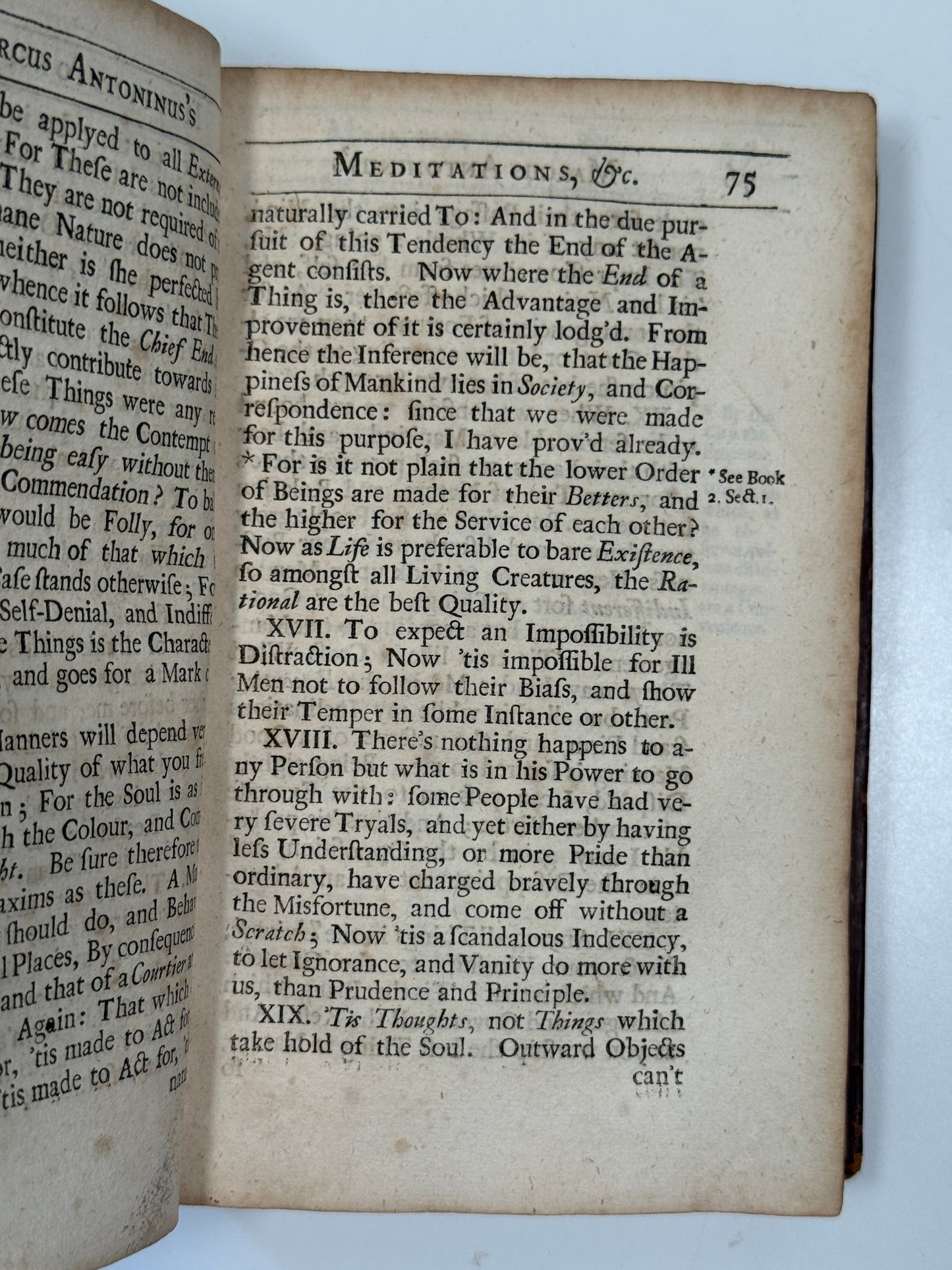 Marcus Aurelius' Meditations 1701