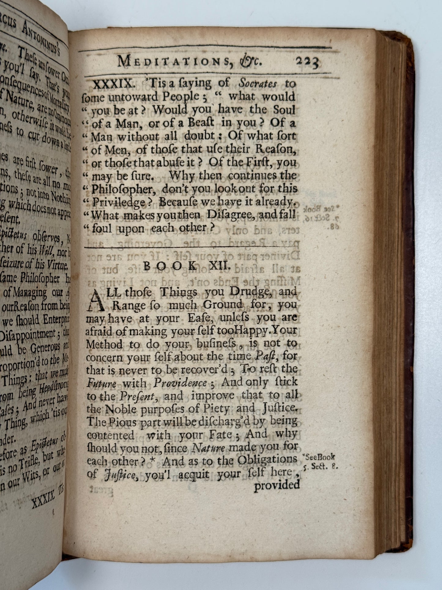 Marcus Aurelius' Meditations 1701