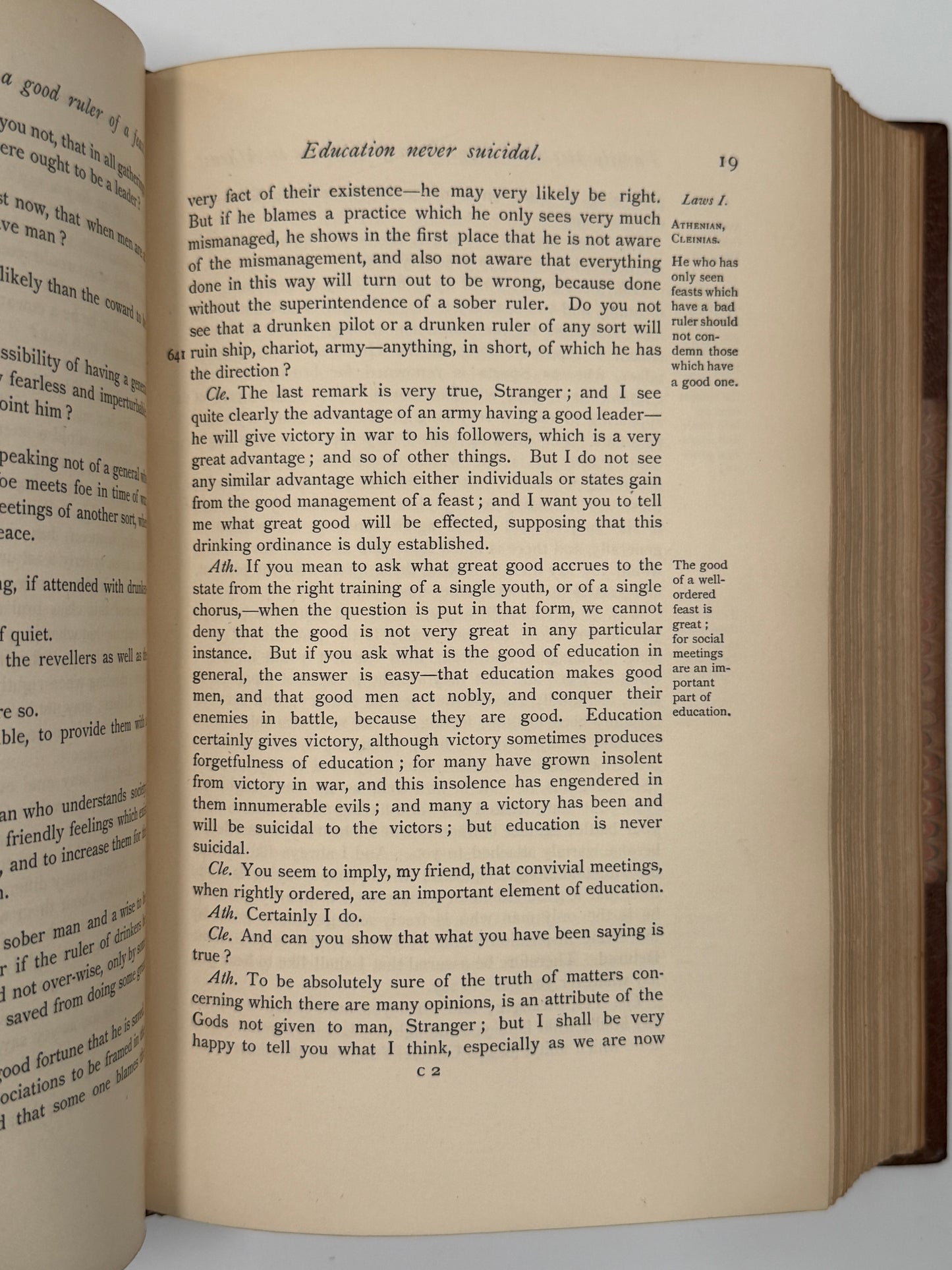 Plato's Dialogues 1892 Sangorski & Sutcliffe