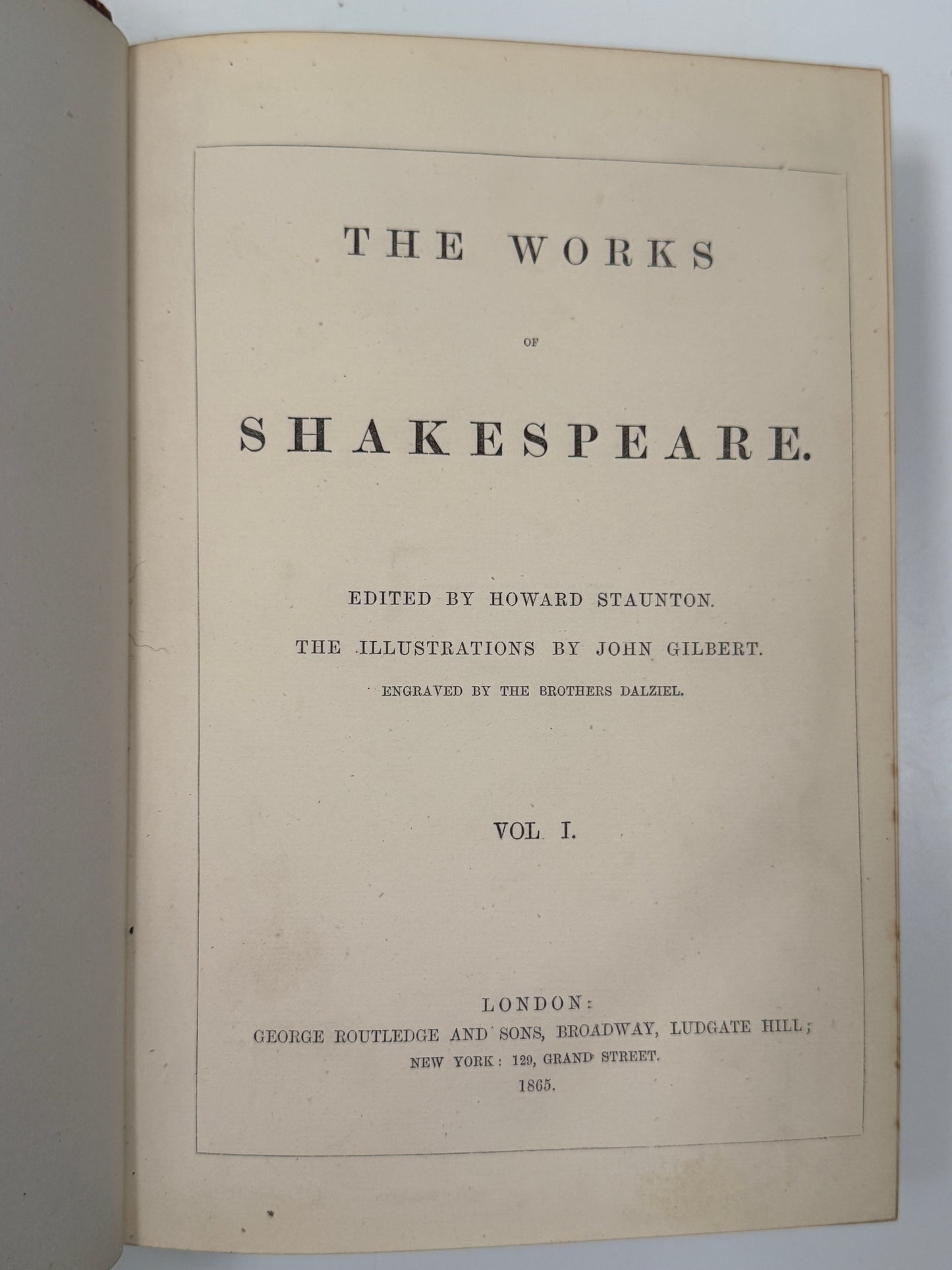 The Works of Shakespeare 1865
