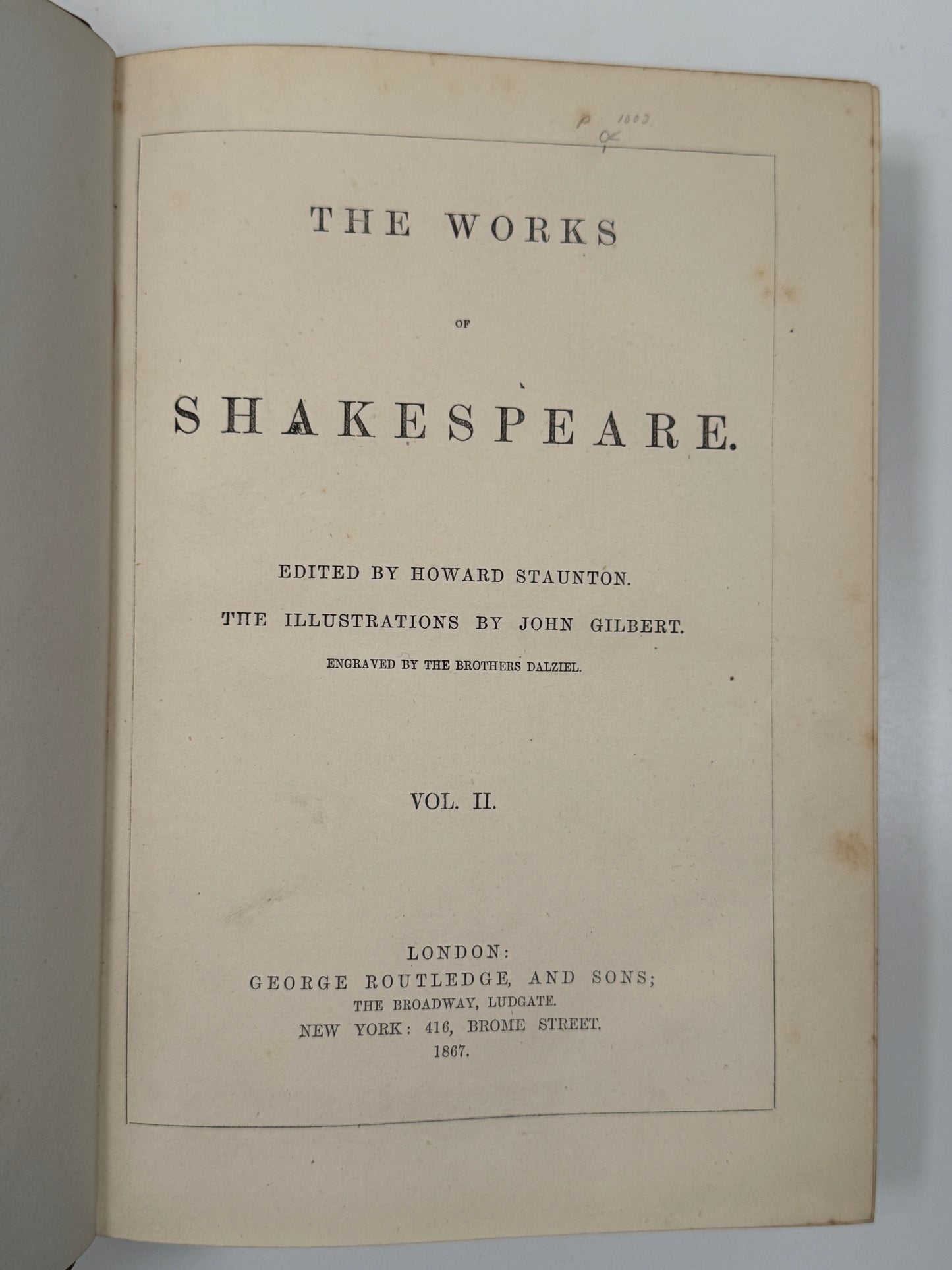 The Works of Shakespeare 1865