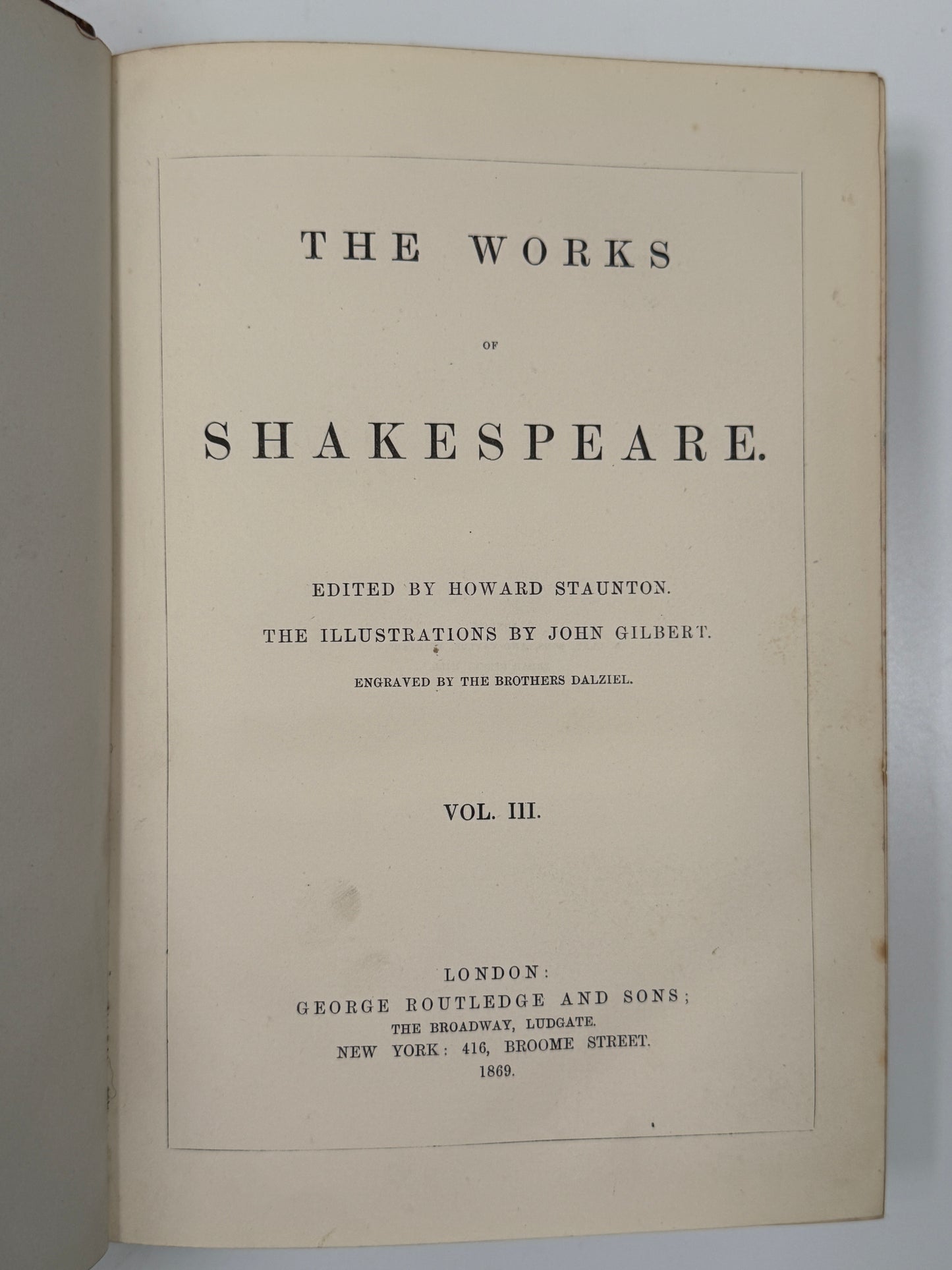 The Works of Shakespeare 1865