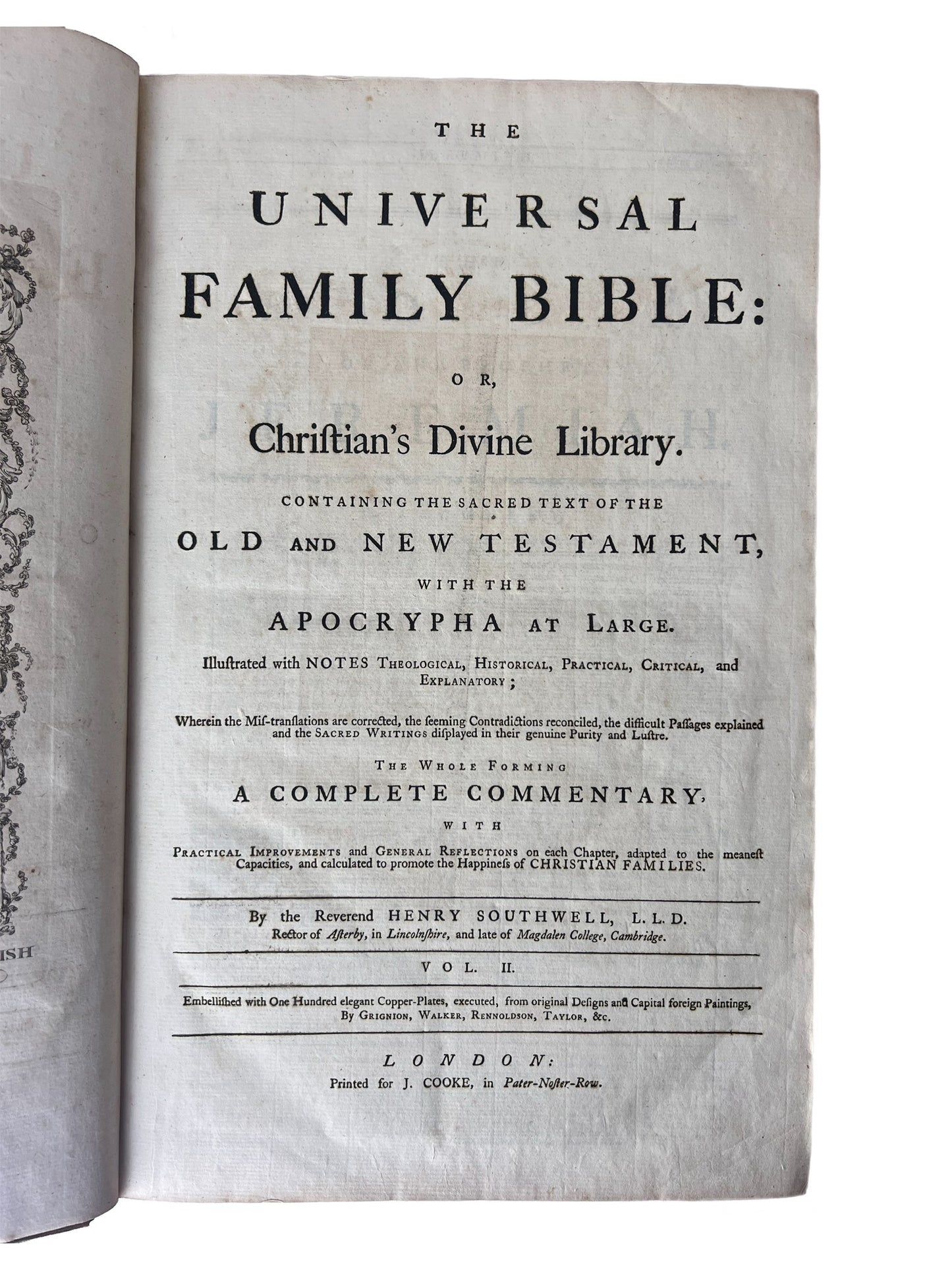 1700s Antique King James Bible