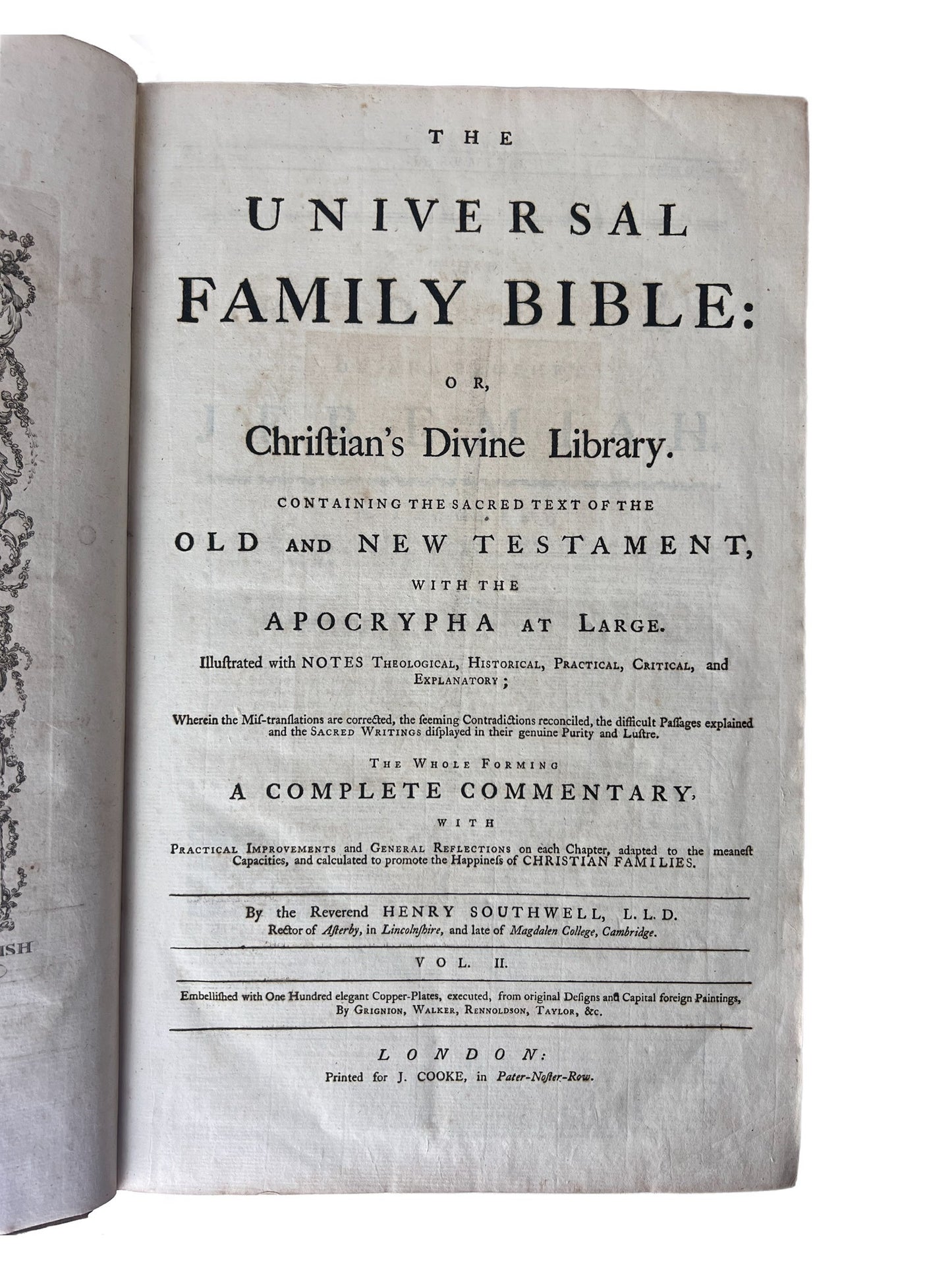 1700s Antique King James Bible