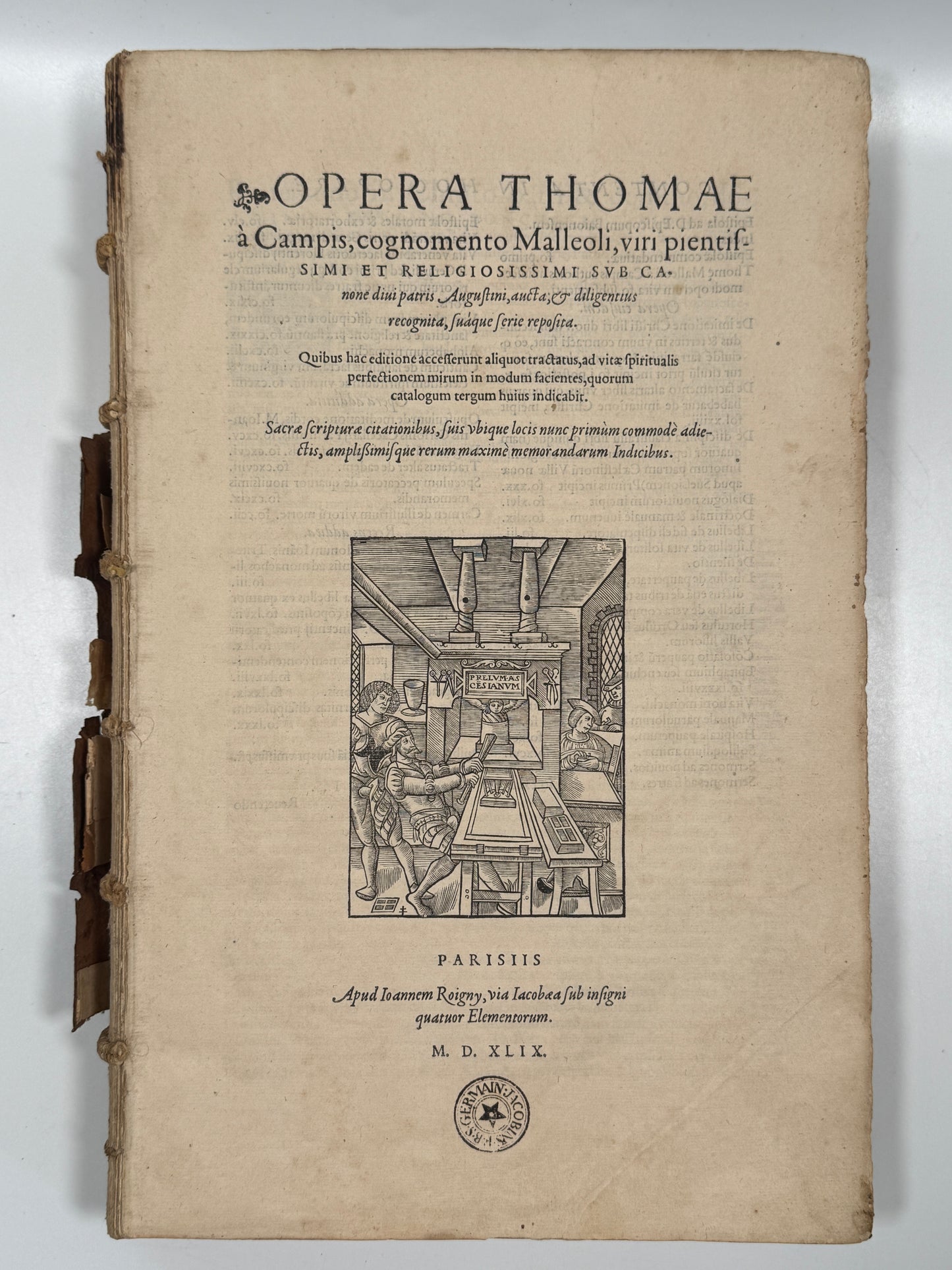 The Works of Thomas Kempis 1549