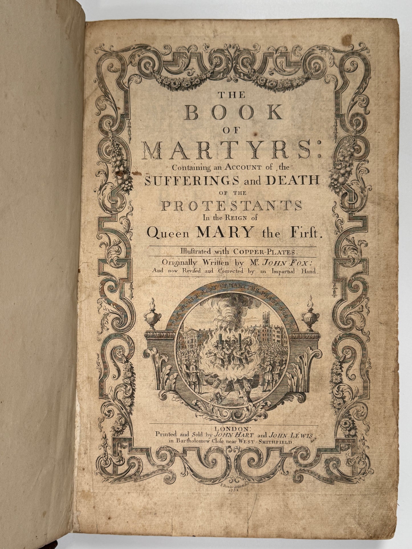 John Foxe's Book of Martyrs 1732