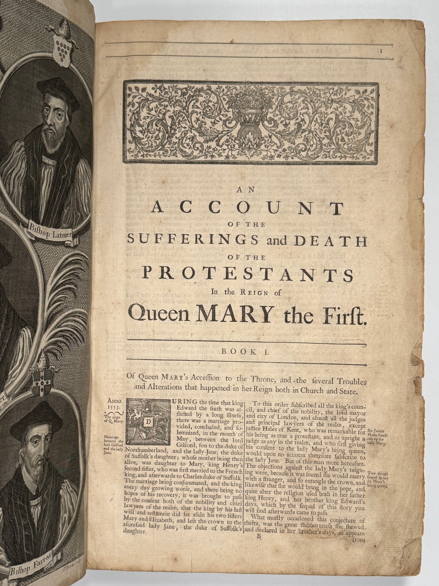 John Foxe's Book of Martyrs 1732