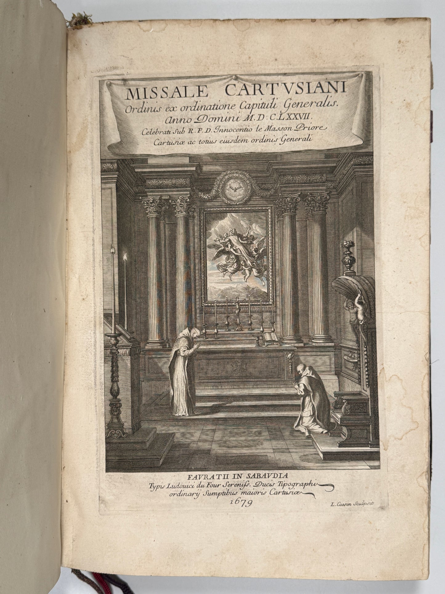 1679 Carthusian Missal in a Very Fine Contemporary Binding