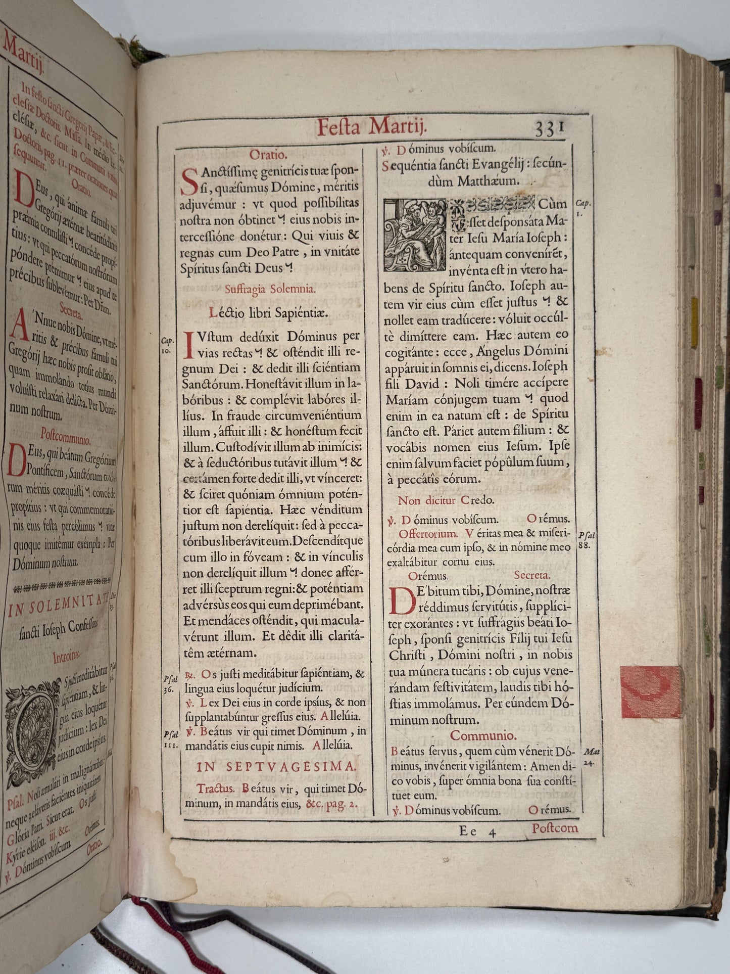 1679 Carthusian Missal in a Very Fine Contemporary Binding