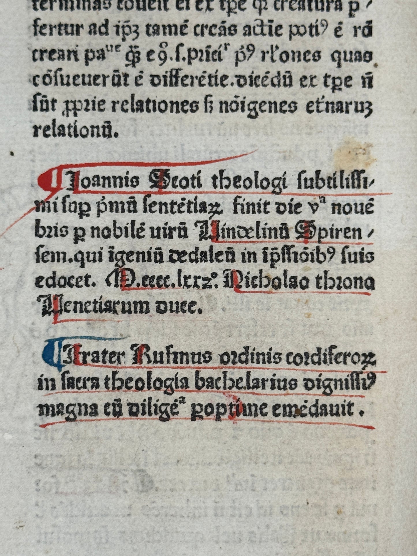 A Milestone in British Intellectual History (1472): The Editio Princeps of John Duns Scotus — The First Printed Book by a Scottish Author.