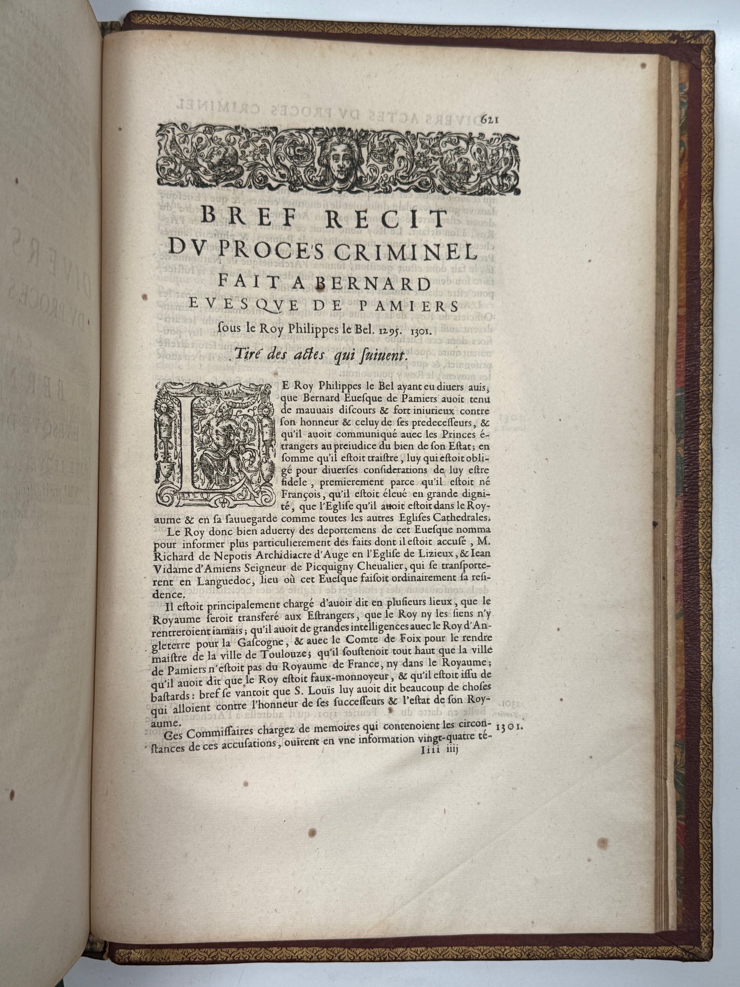 Royal-Gallican Conflict, 1655 - A Significant and Sumptuous King Louis XIV Royal Binding in Folio