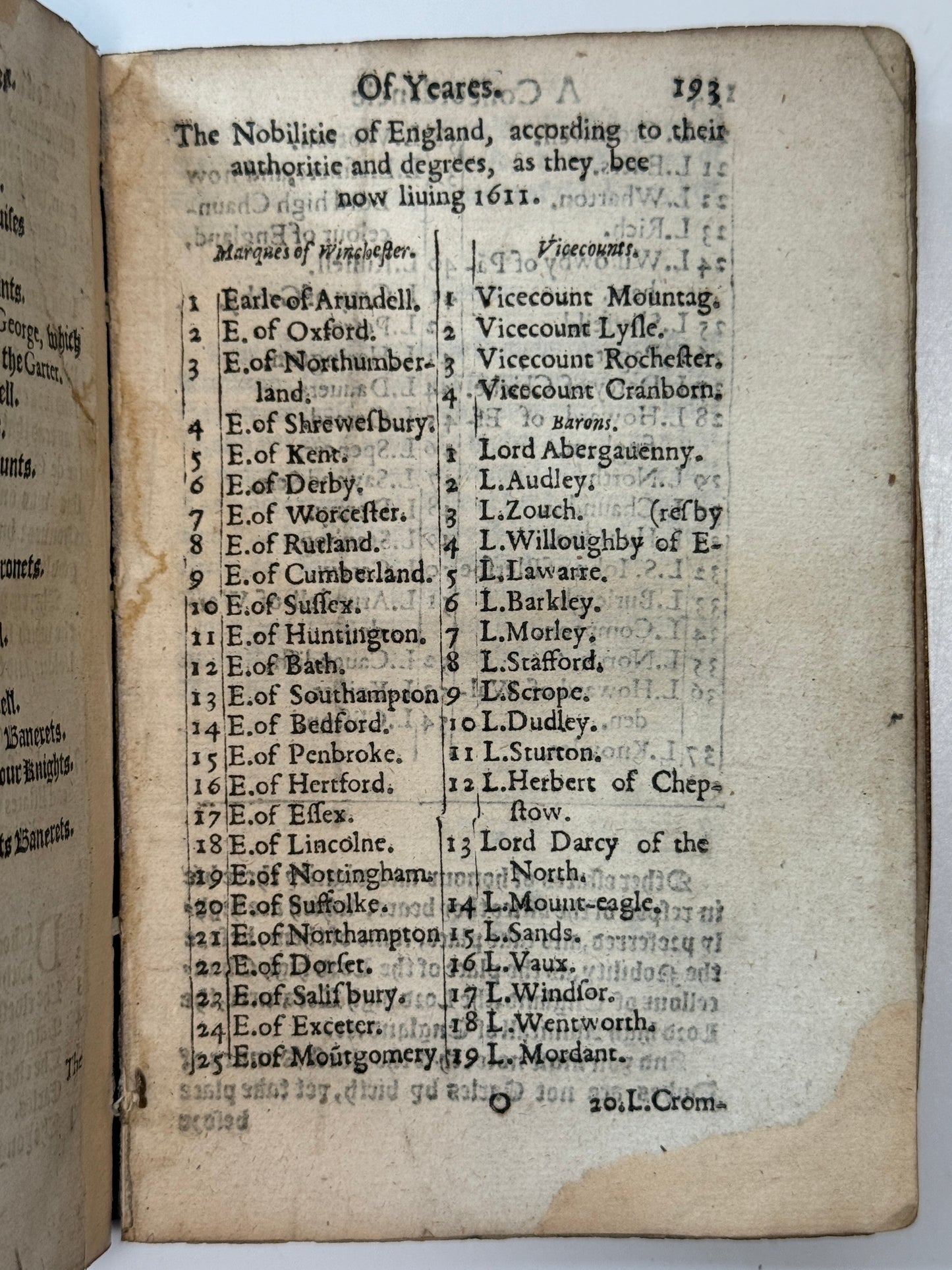 A Concordancy of Yeares 1615