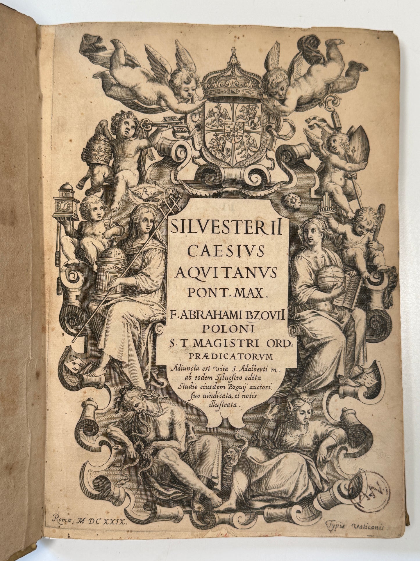 Abraham Bzowski's History 1629 Poland, Eastern Europe