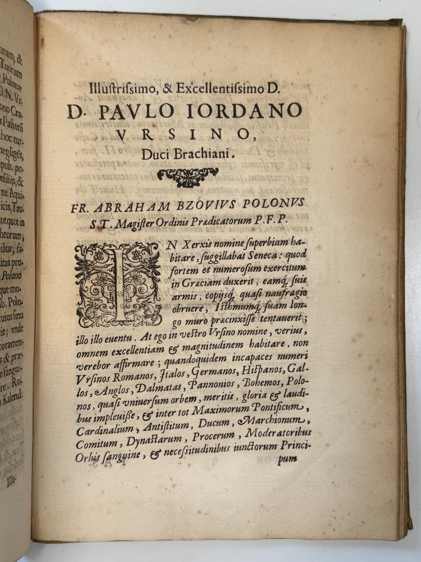 Abraham Bzowski's History 1629 Poland, Eastern Europe
