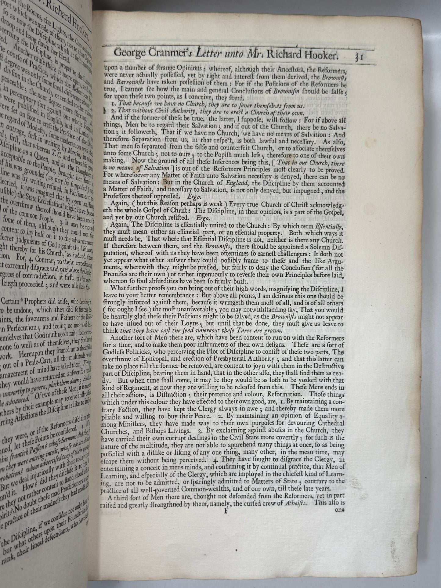 The Works of Richard Hooker 1705