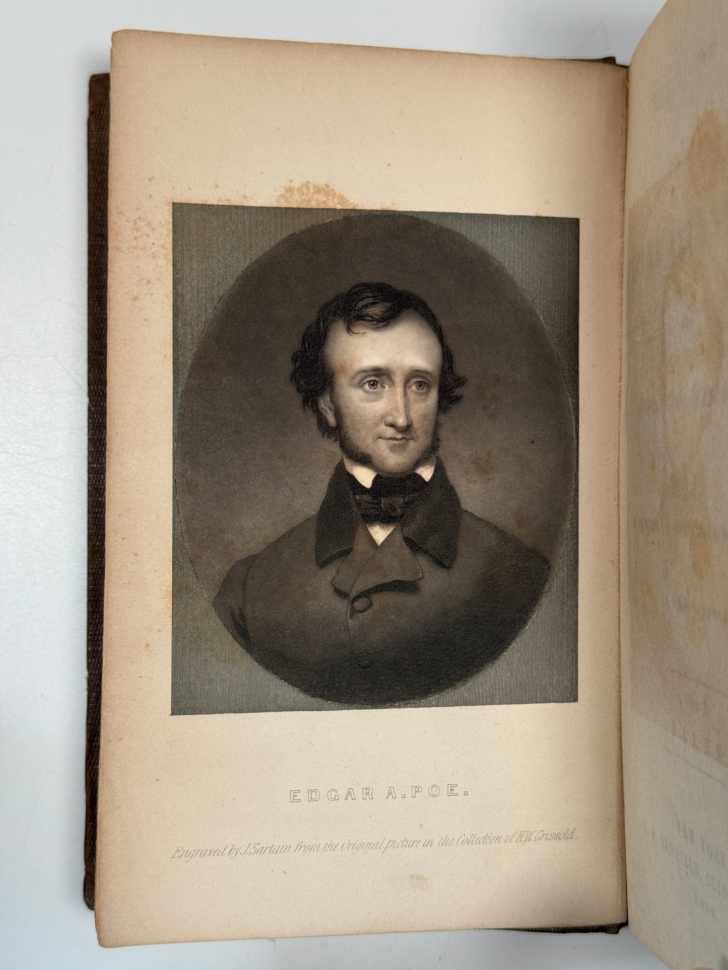 The Works of Edgar Allan Poe 1850-1856 First Editions in Original Cloth