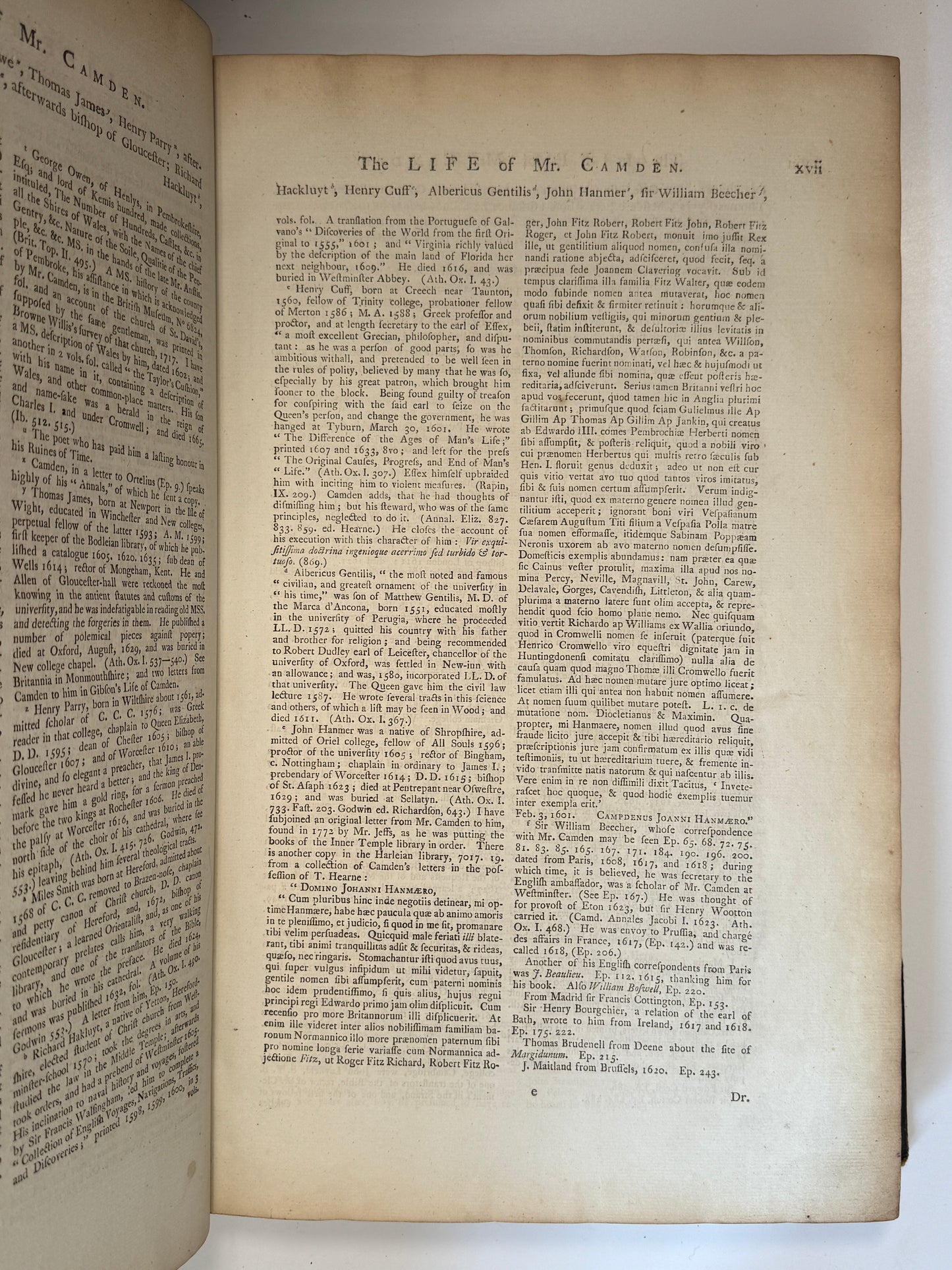Camden's Britannia 1789 First Gough Edition