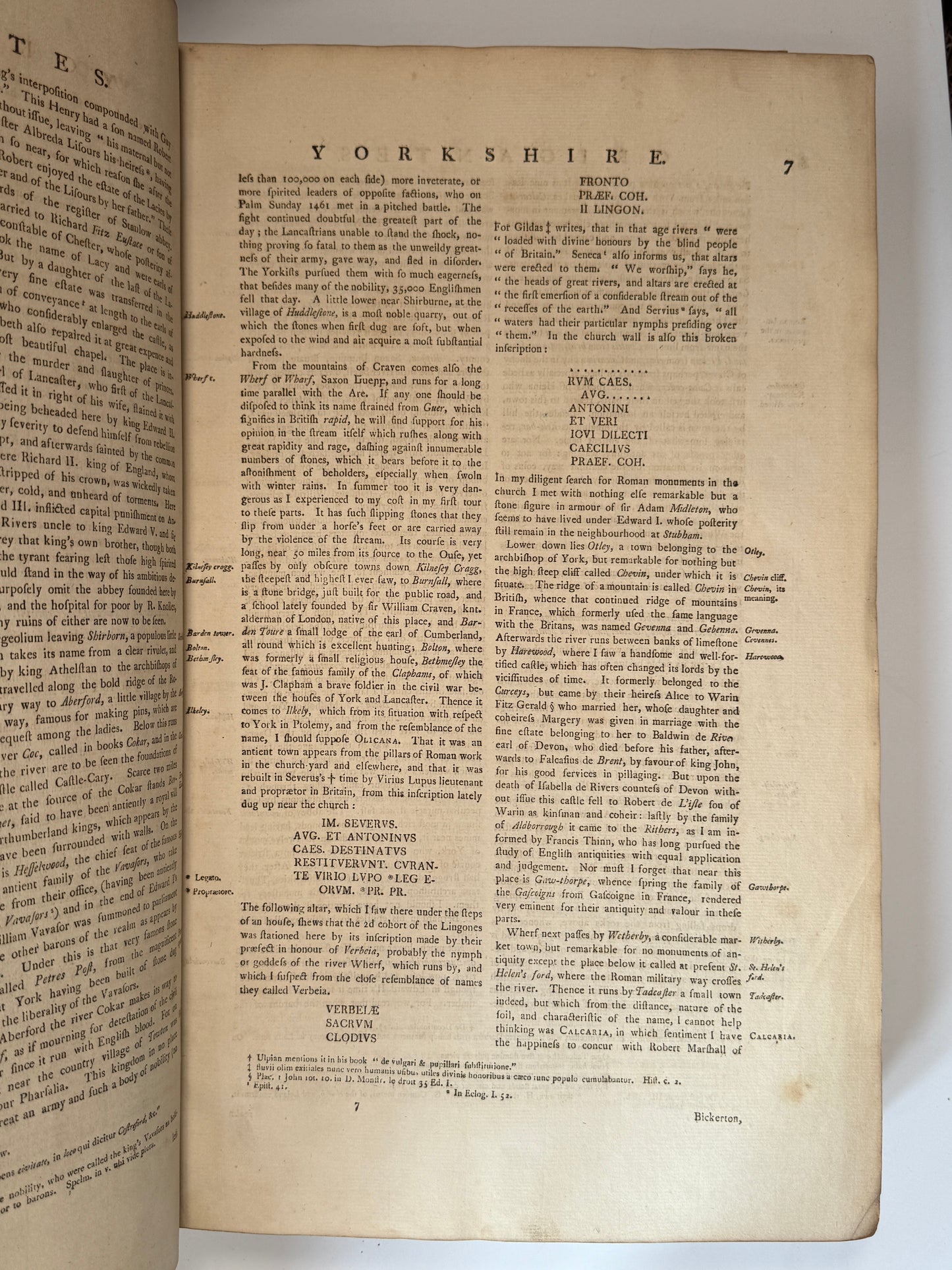 Camden's Britannia 1789 First Gough Edition