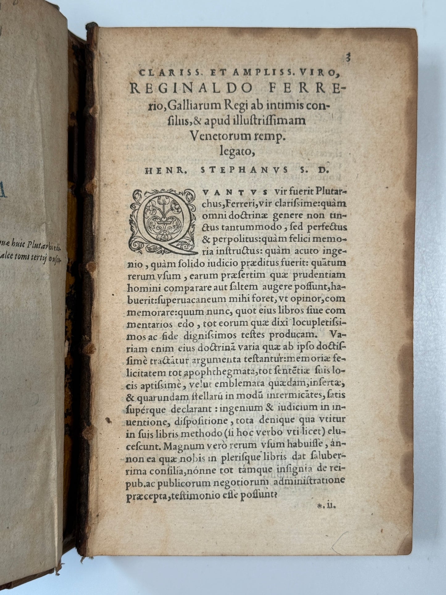 The Works of Plutarch 1572 First Edition