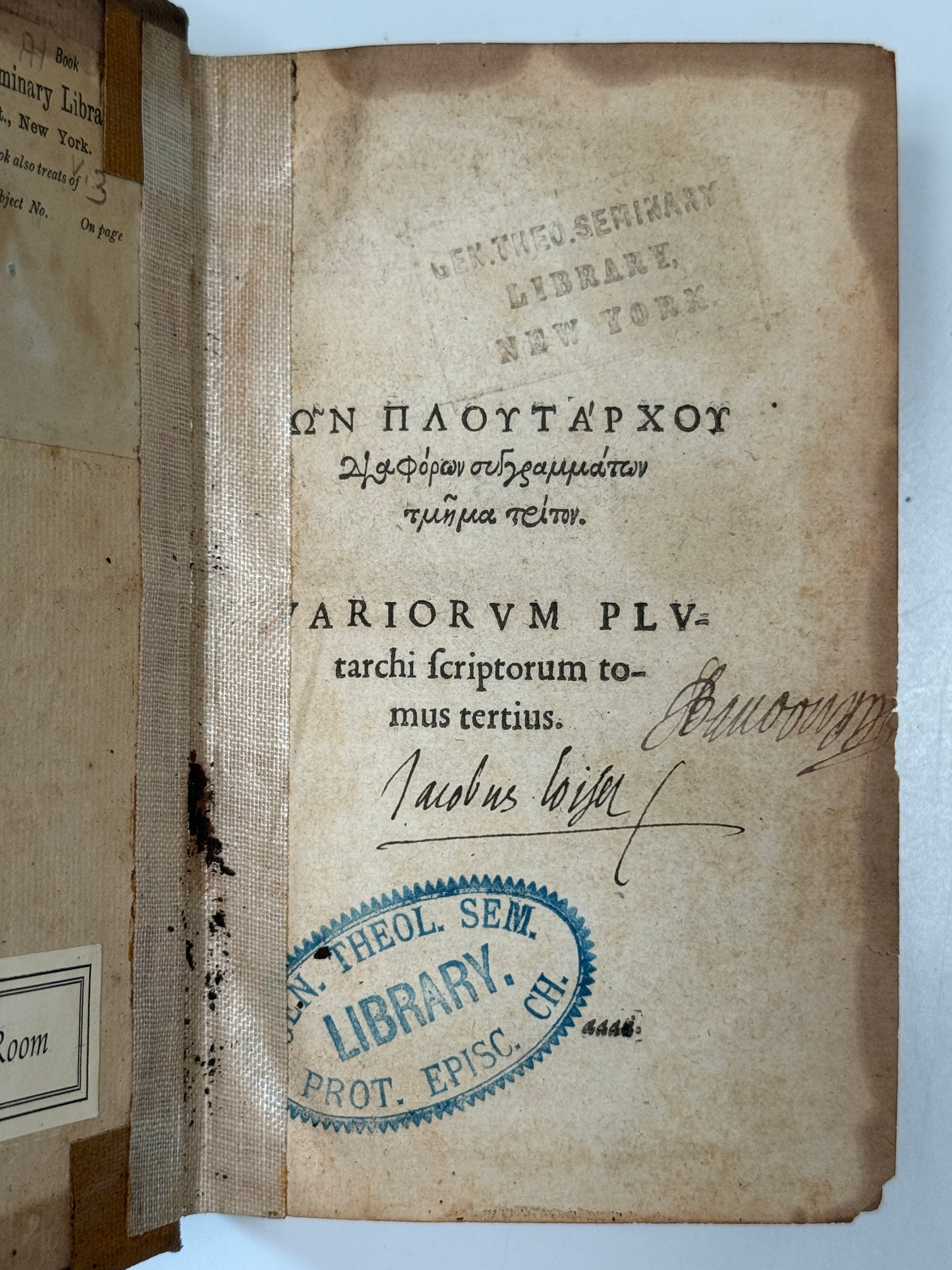 The Works of Plutarch 1572 First Edition