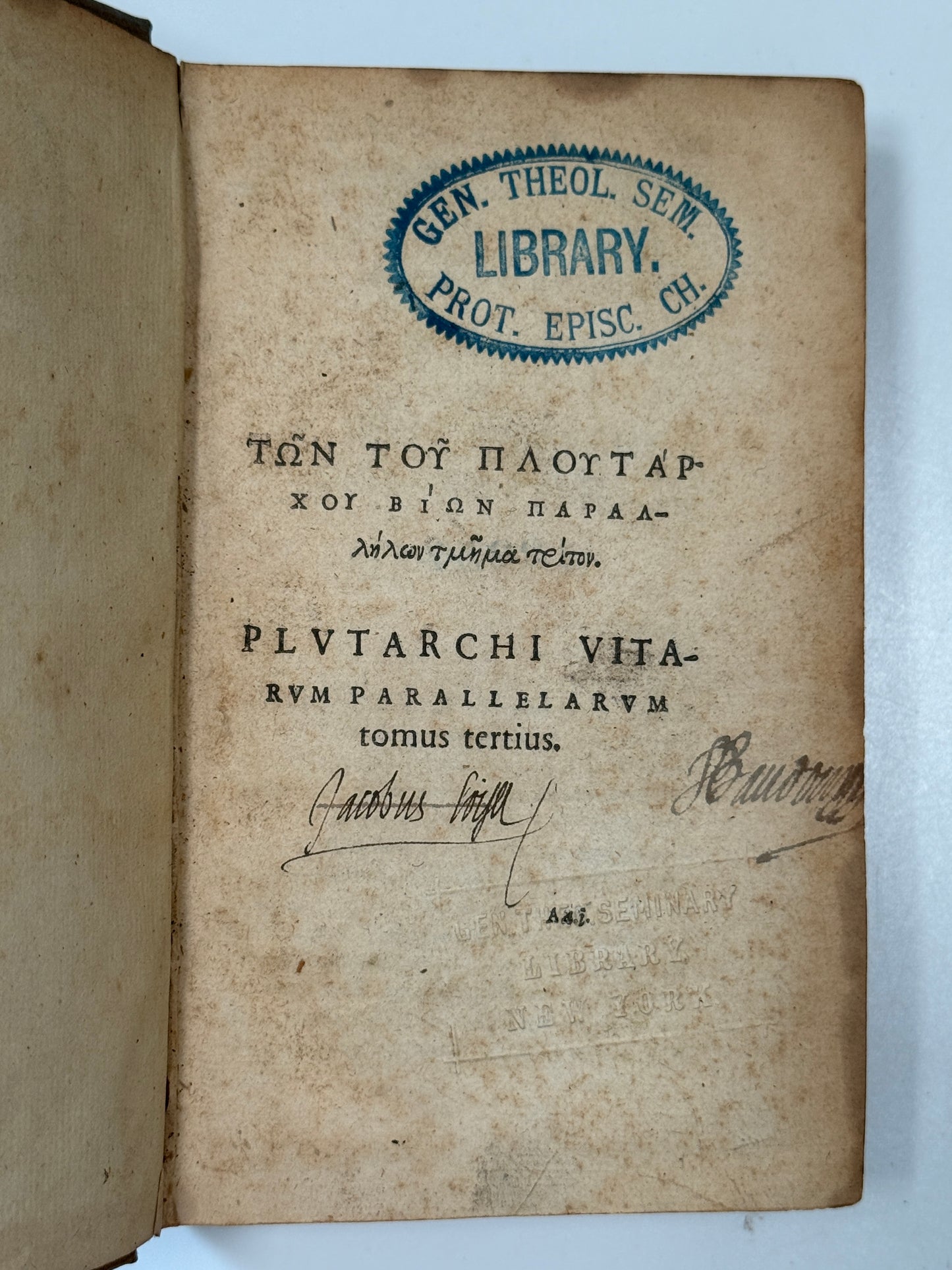 The Works of Plutarch 1572 First Edition