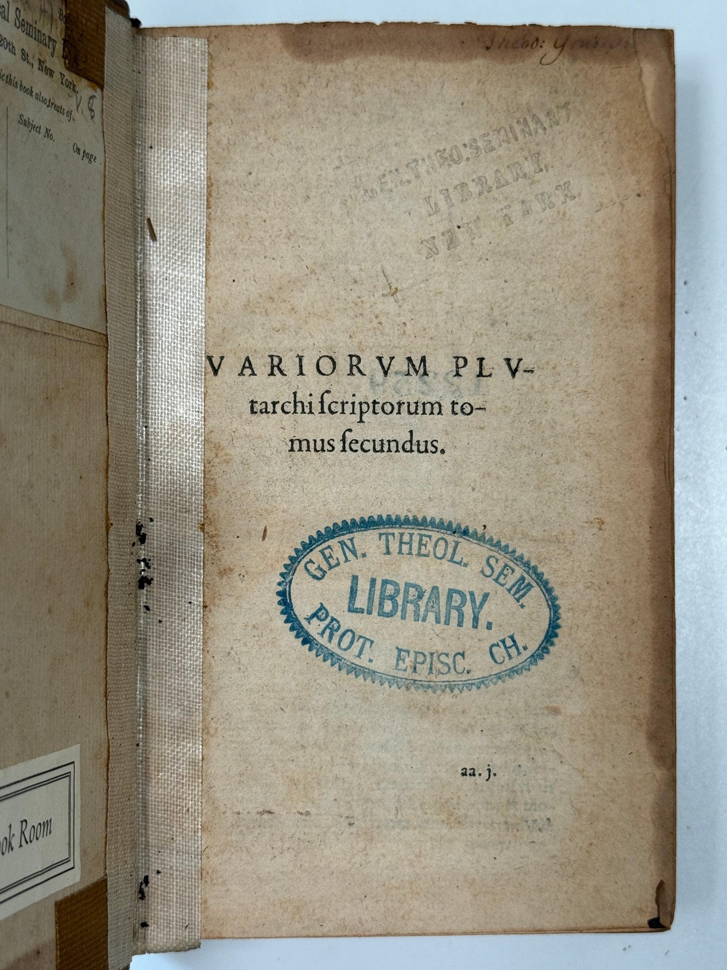 The Works of Plutarch 1572 First Edition