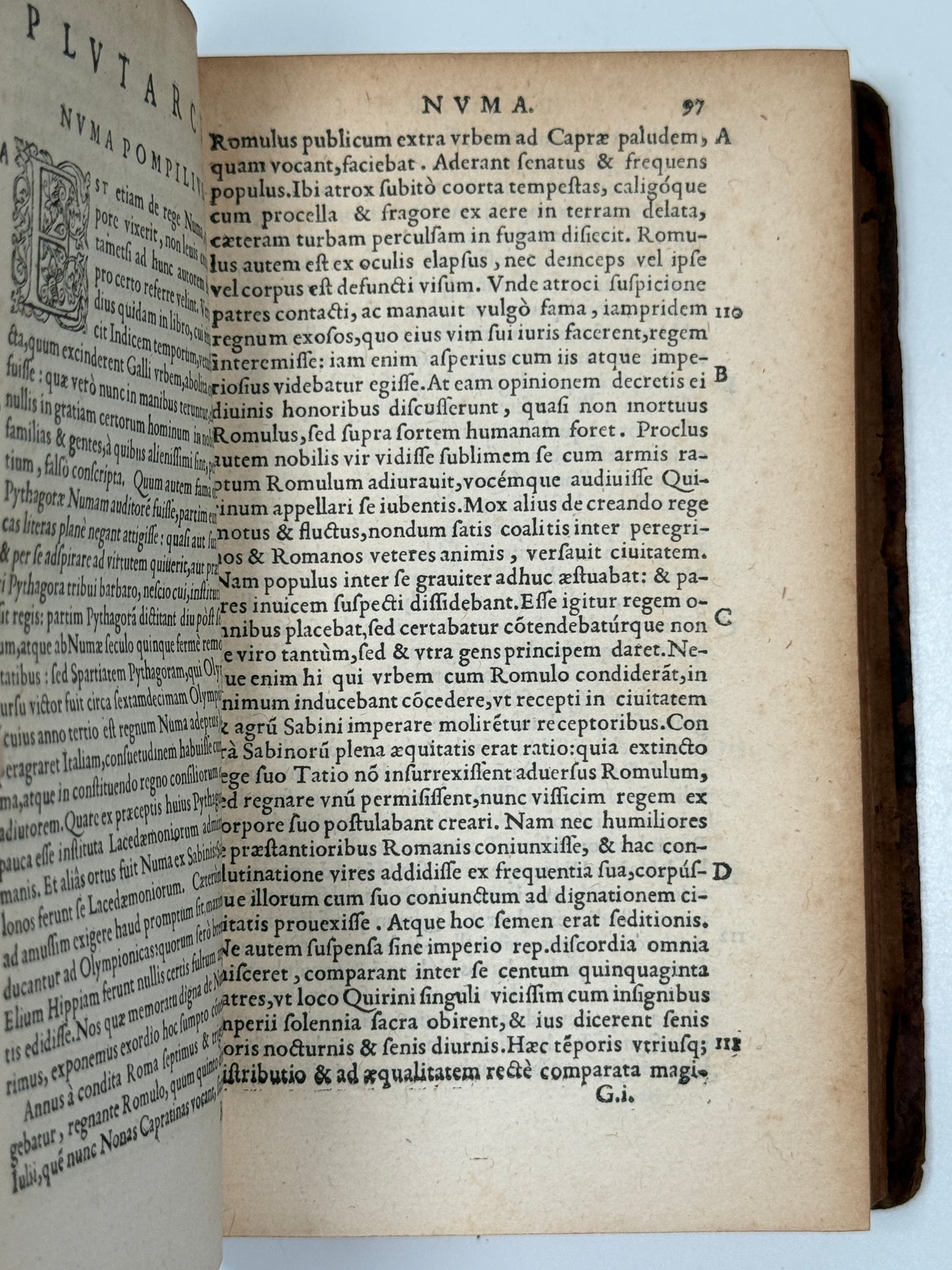 The Works of Plutarch 1572 First Edition